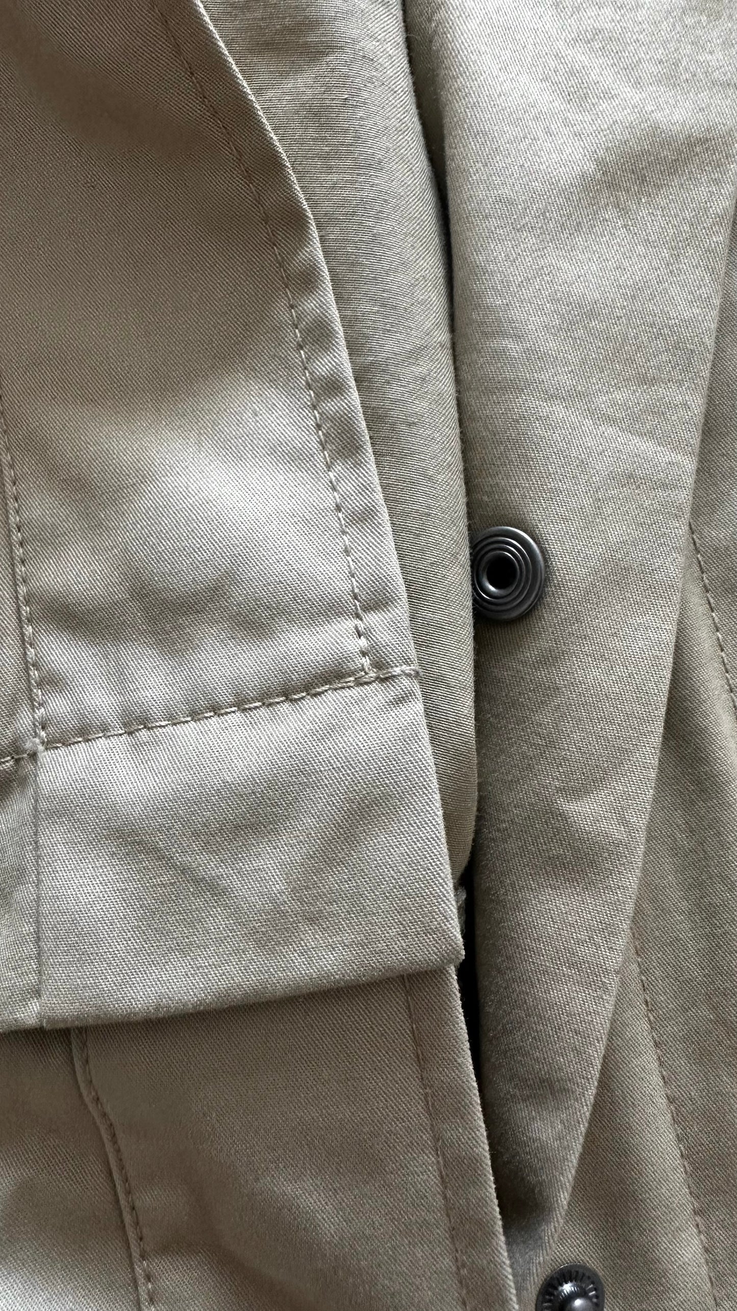&other stories beige camel utility mac jacket medium M UK 10 excellent used condition