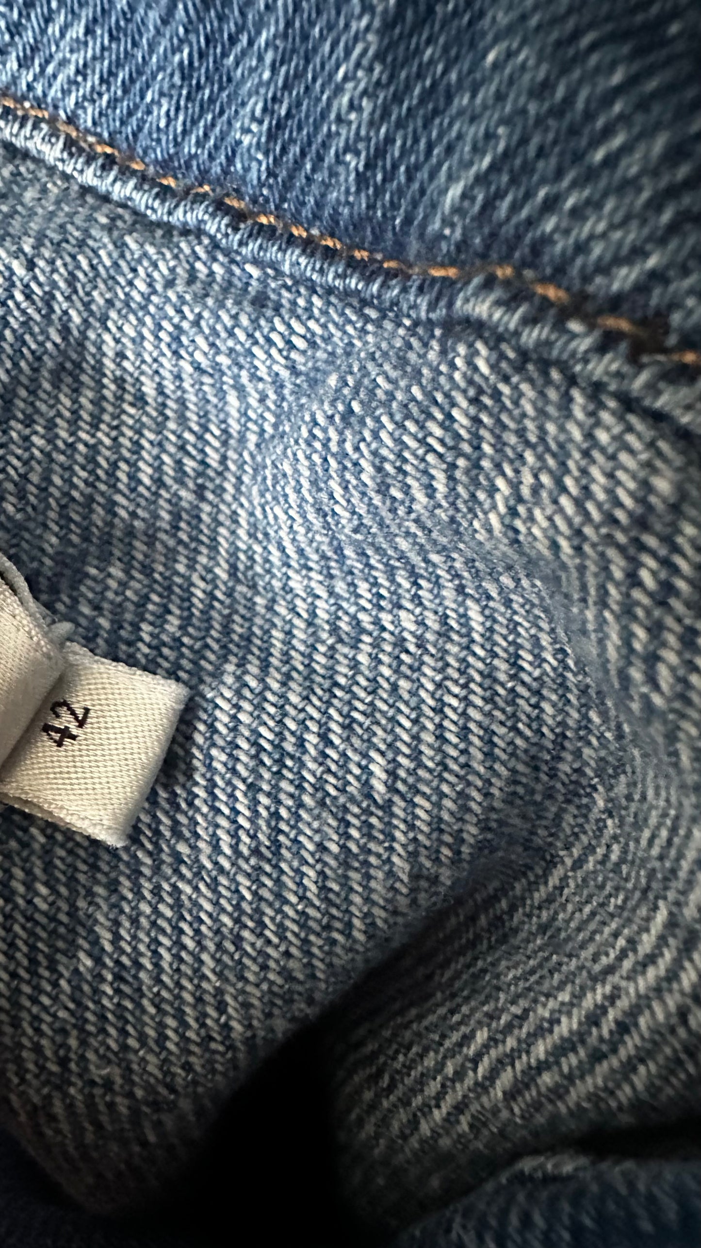 Gestuze navy blue denim jeans zip up mini dress medium UK 14 vgc