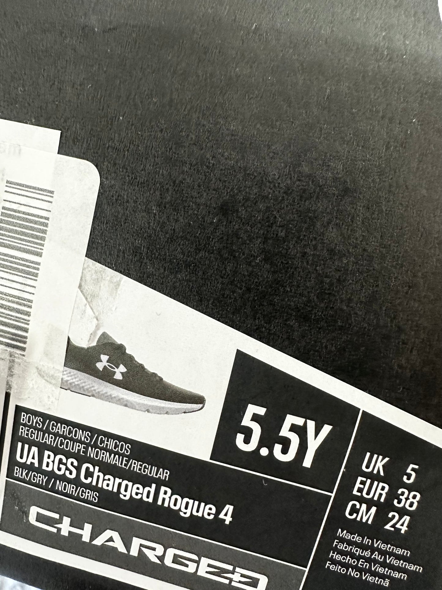 Under Armour UA BGS Charged Rogue 4 EU 38 UK 5 new bnib