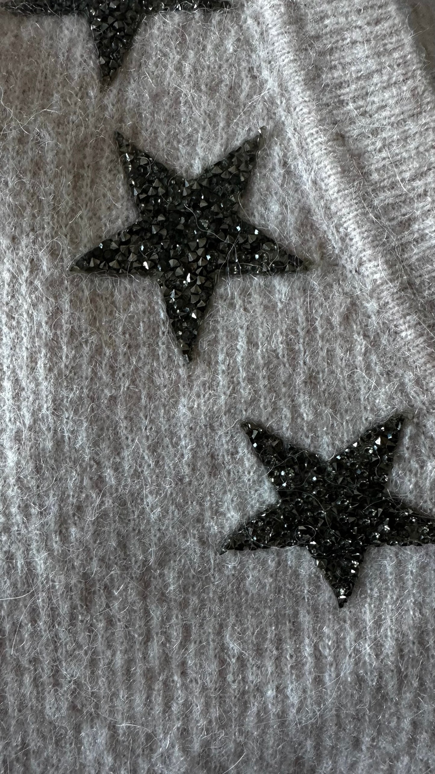Mint velvet soft pink sparkle star print knitted alpaca blend jumper extra large XL UK 14-16 as new condition