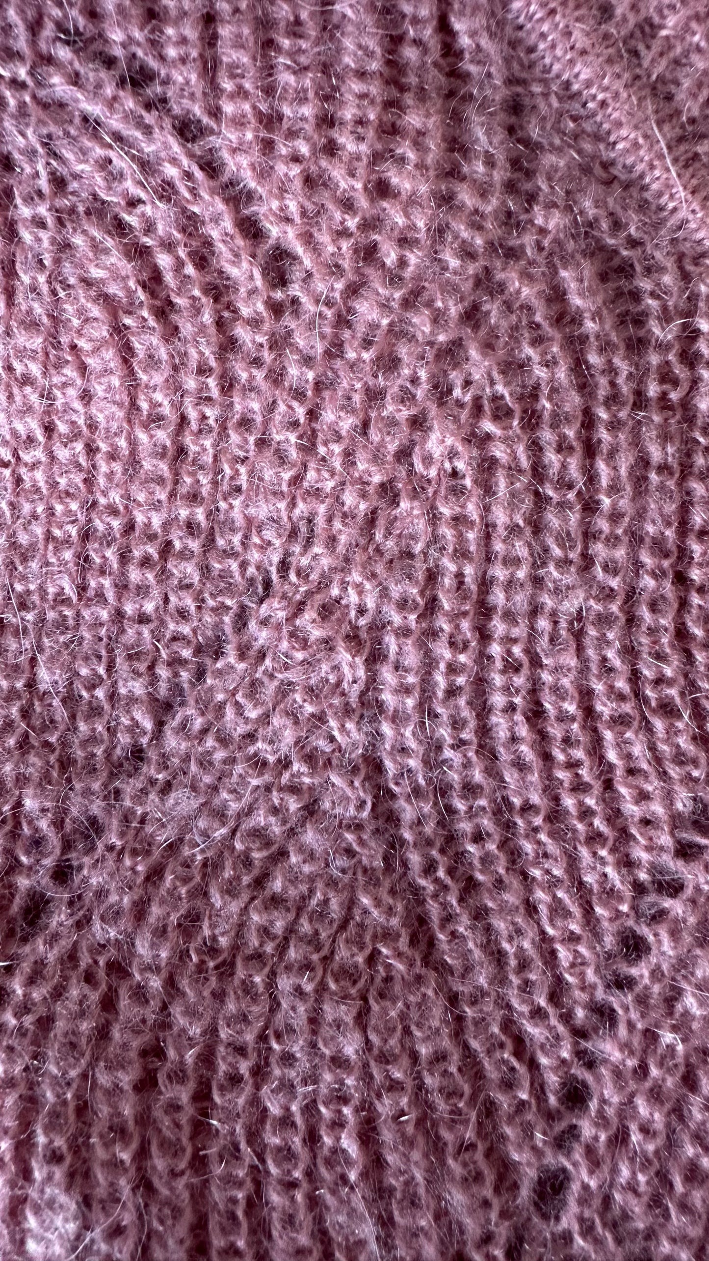 Second Female Copenhagen rust pink caramel mohair wool blend tank top jumper large UK 12 vgc