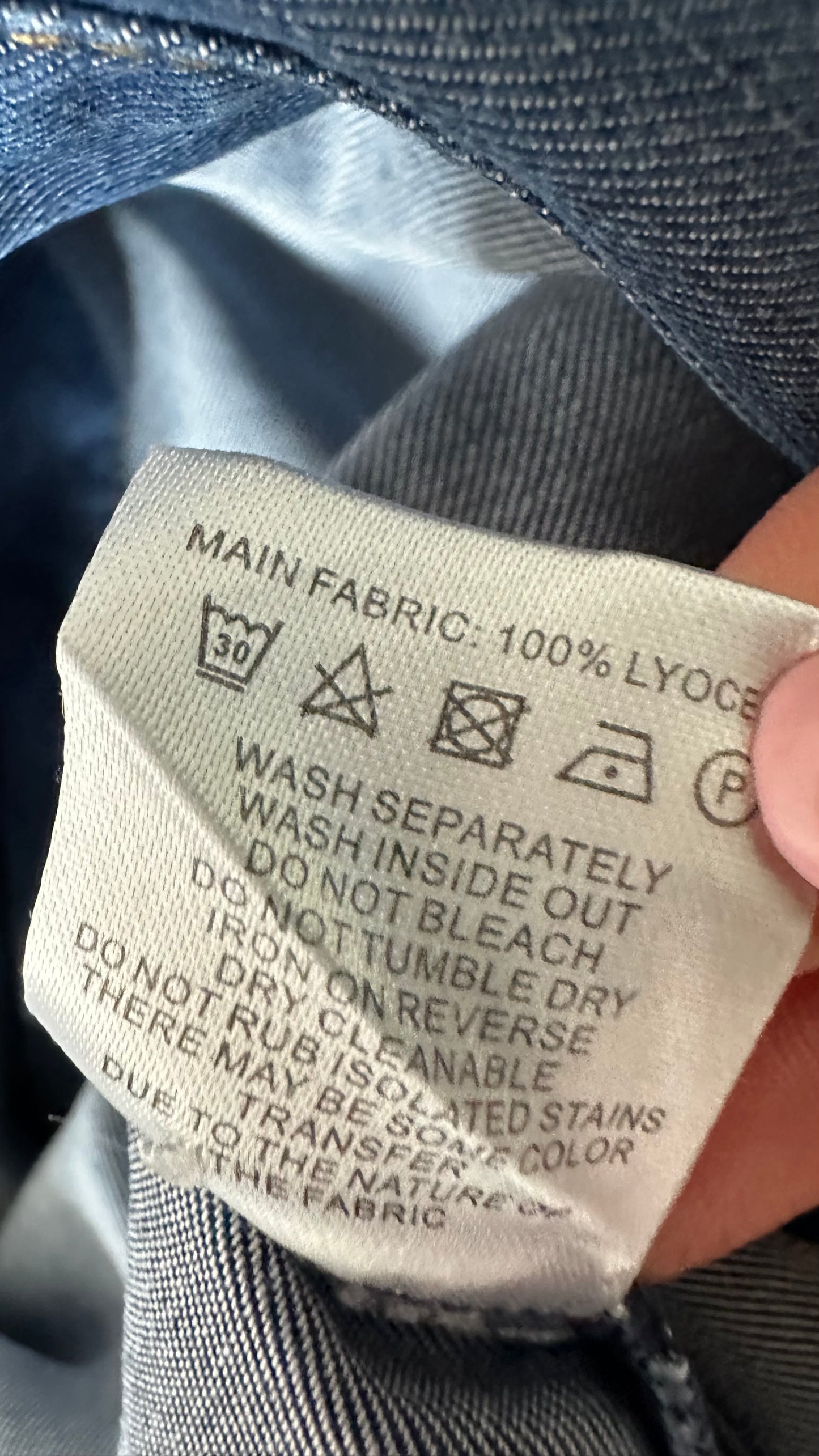 Oliver Bonas blue button up denim jean dress small UK 10 vgc