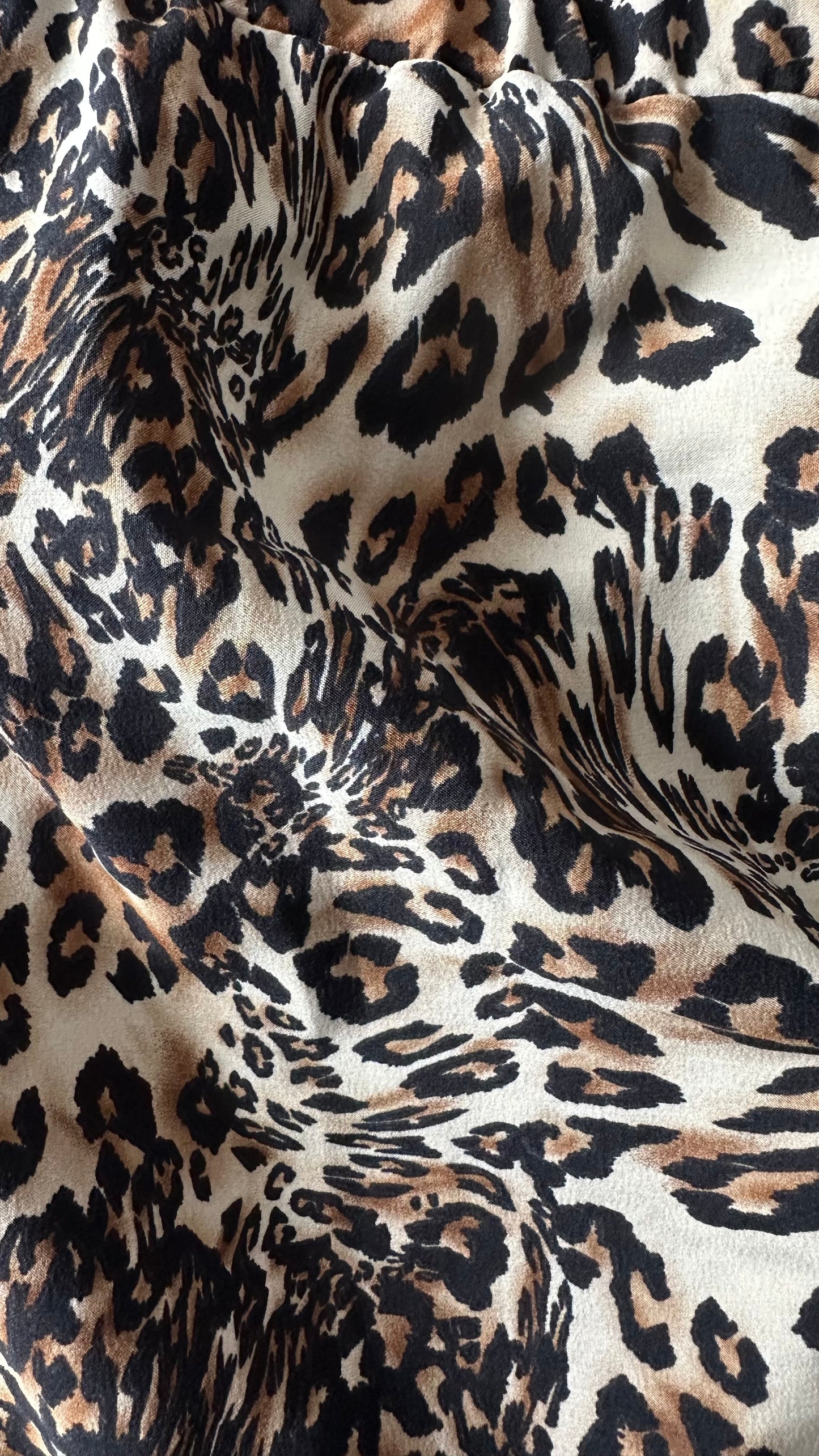 Selected Femme @ Anthropologie leopard animal print maxi long skirt medium UK 10-12 vgc