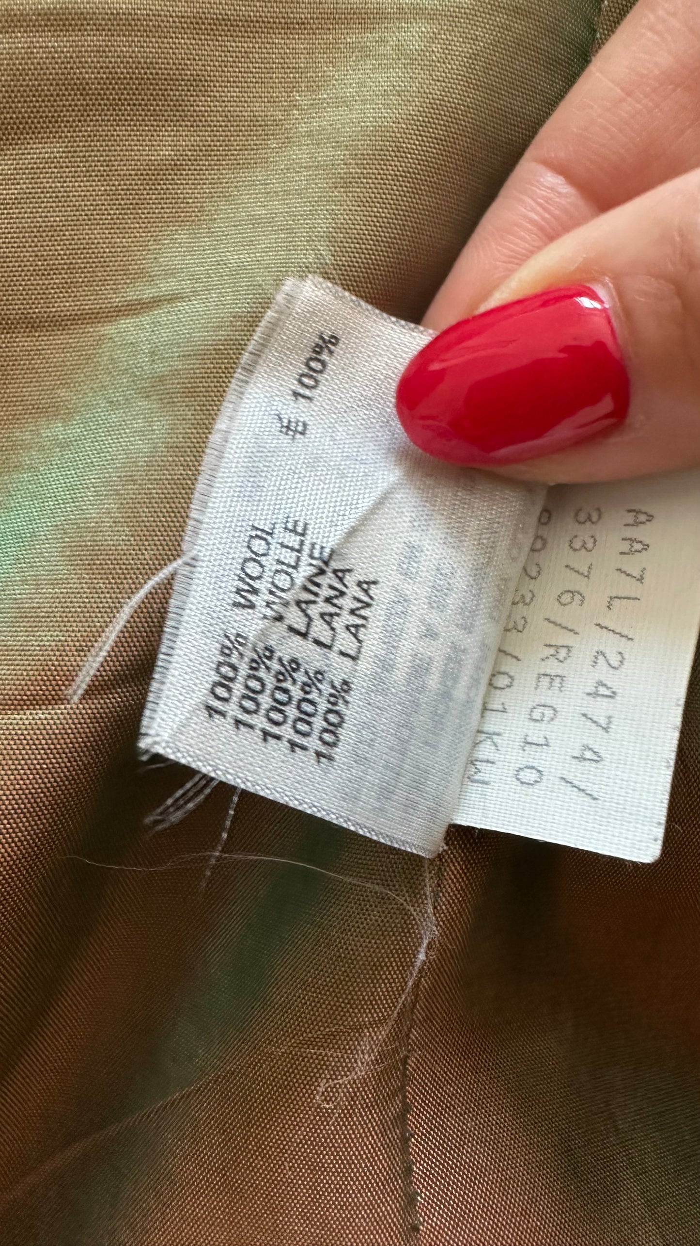 Aquascutum vintage beige brown gingham check blazer jacket small medium 100% wool vgc UK 8-10