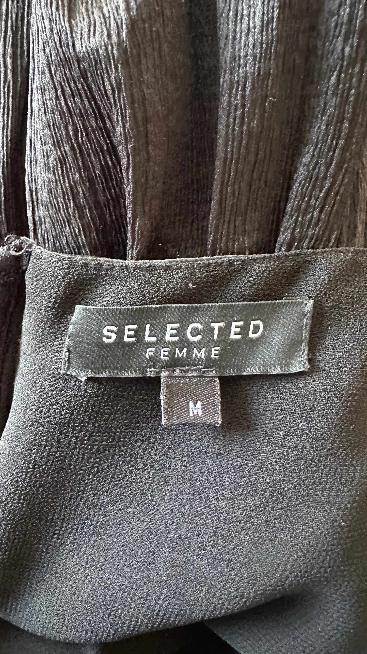 Selected Femme @ Anthropologie black event midi dress small medium UK 10-12 vgc