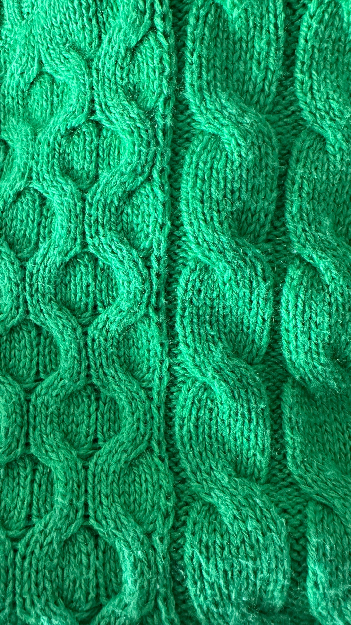 & other stories pea green knitted jumper large UK 12 vgc w25