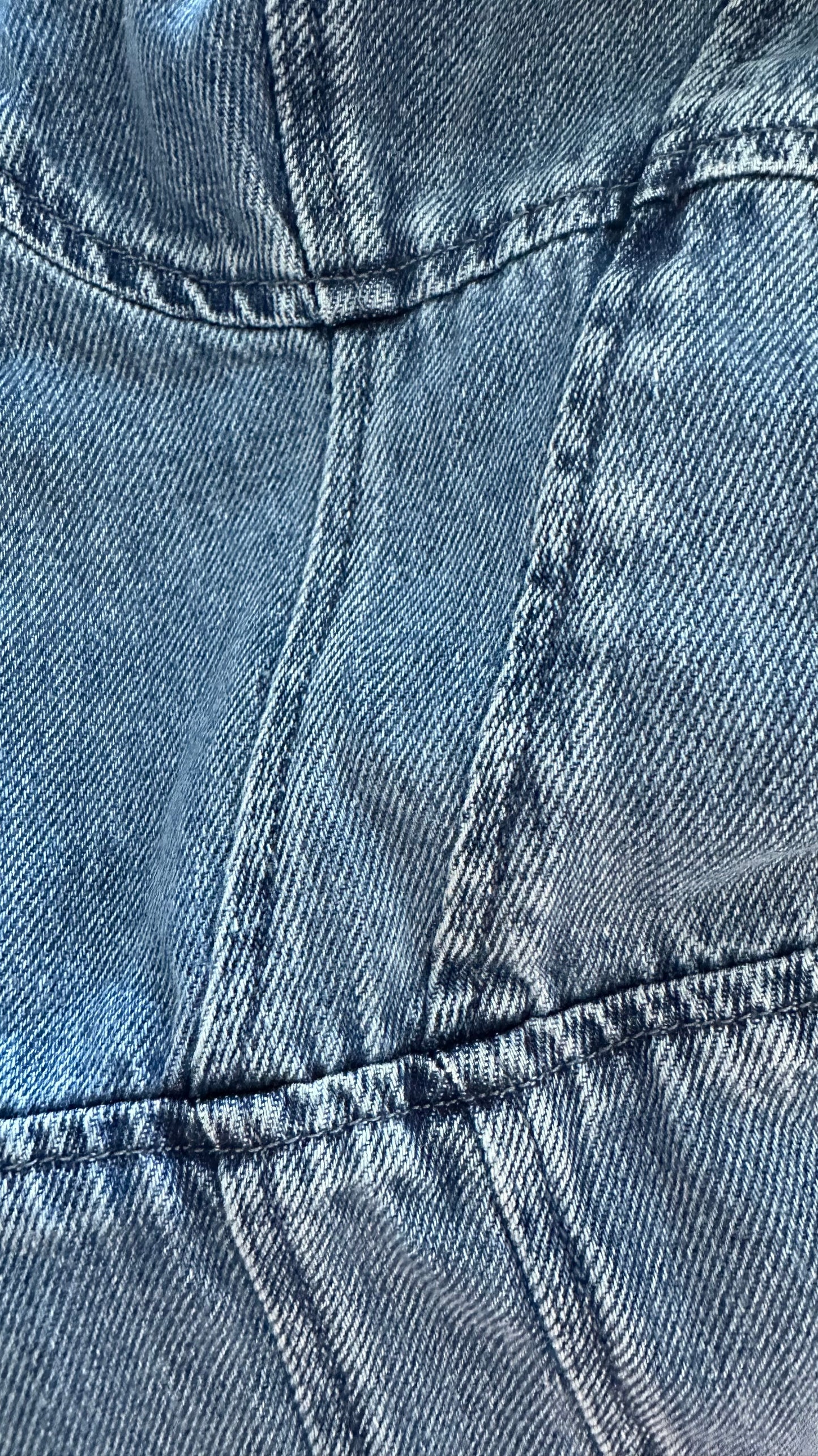 & other stories denim jeans blue mini dress small medium UK 8 10