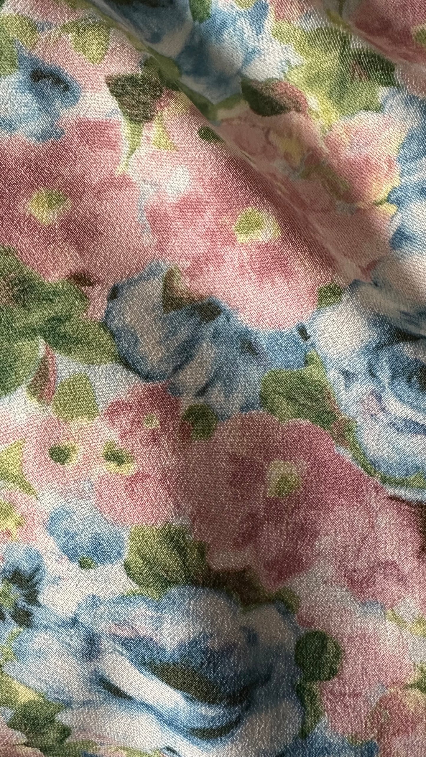 & other stories soft pink blue romantics floral wedding guest dress side split new bnwt medium UK 10