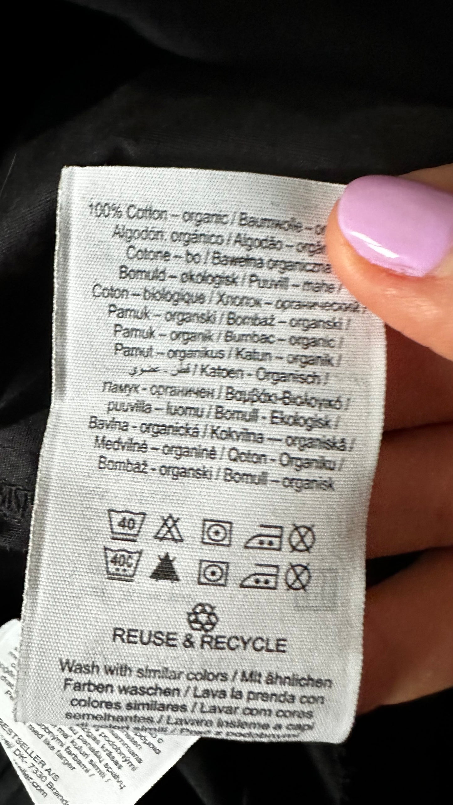 Selected Femme @ Anthropologie black organic cotton button up sun dress casual small UK 8 vgc