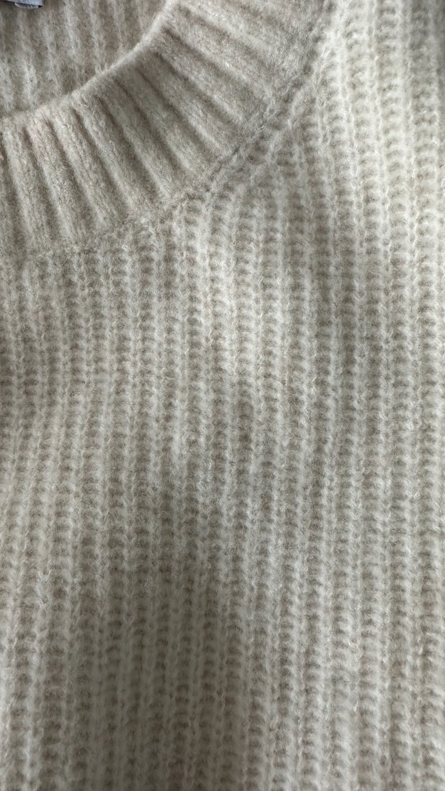 & other stories cream white yak hair wool blend knitted jumper large UK 12 vgc w25