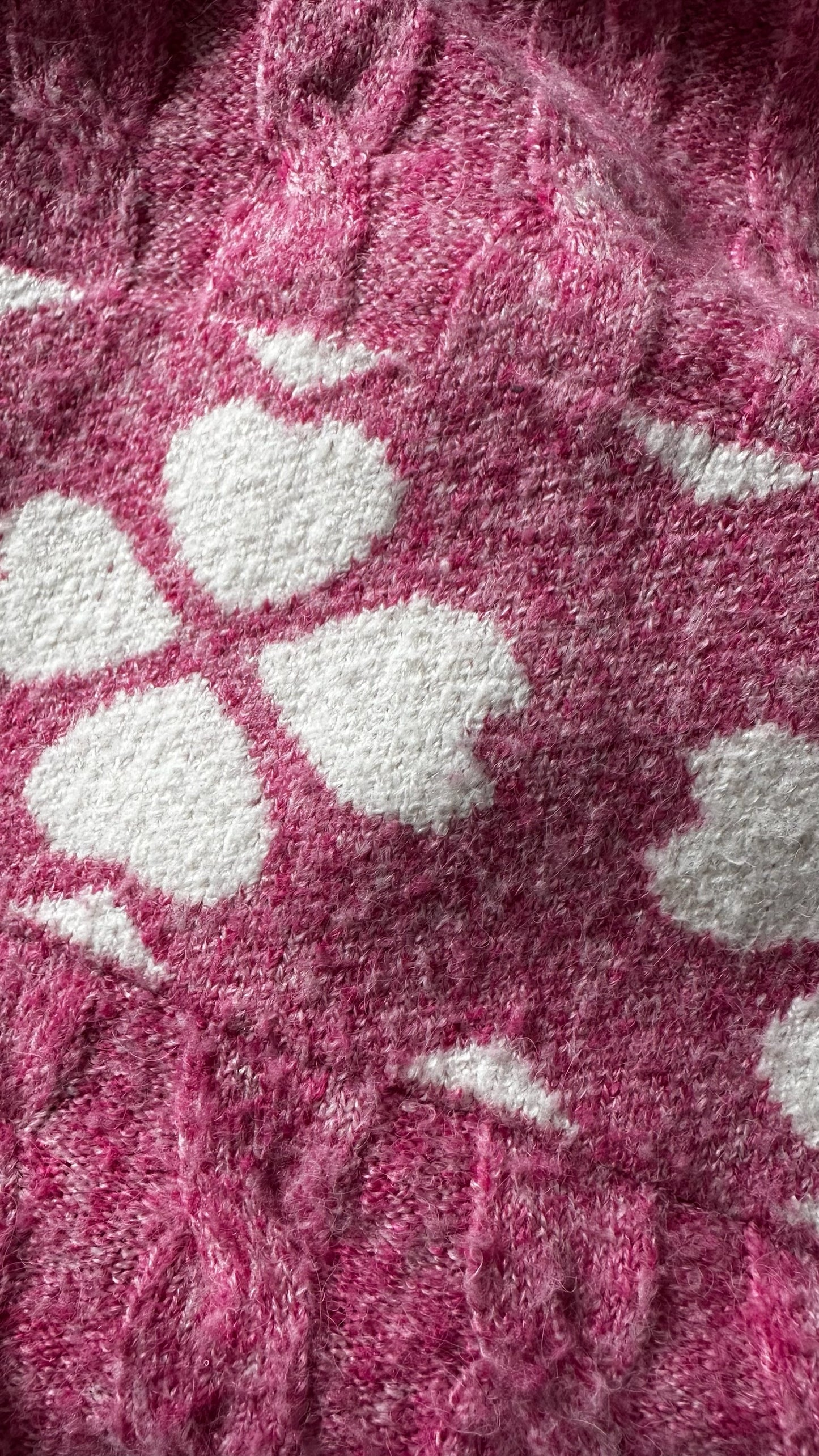 Nobody's child candy pink knitted cardigan medium UK 10-12 vgc