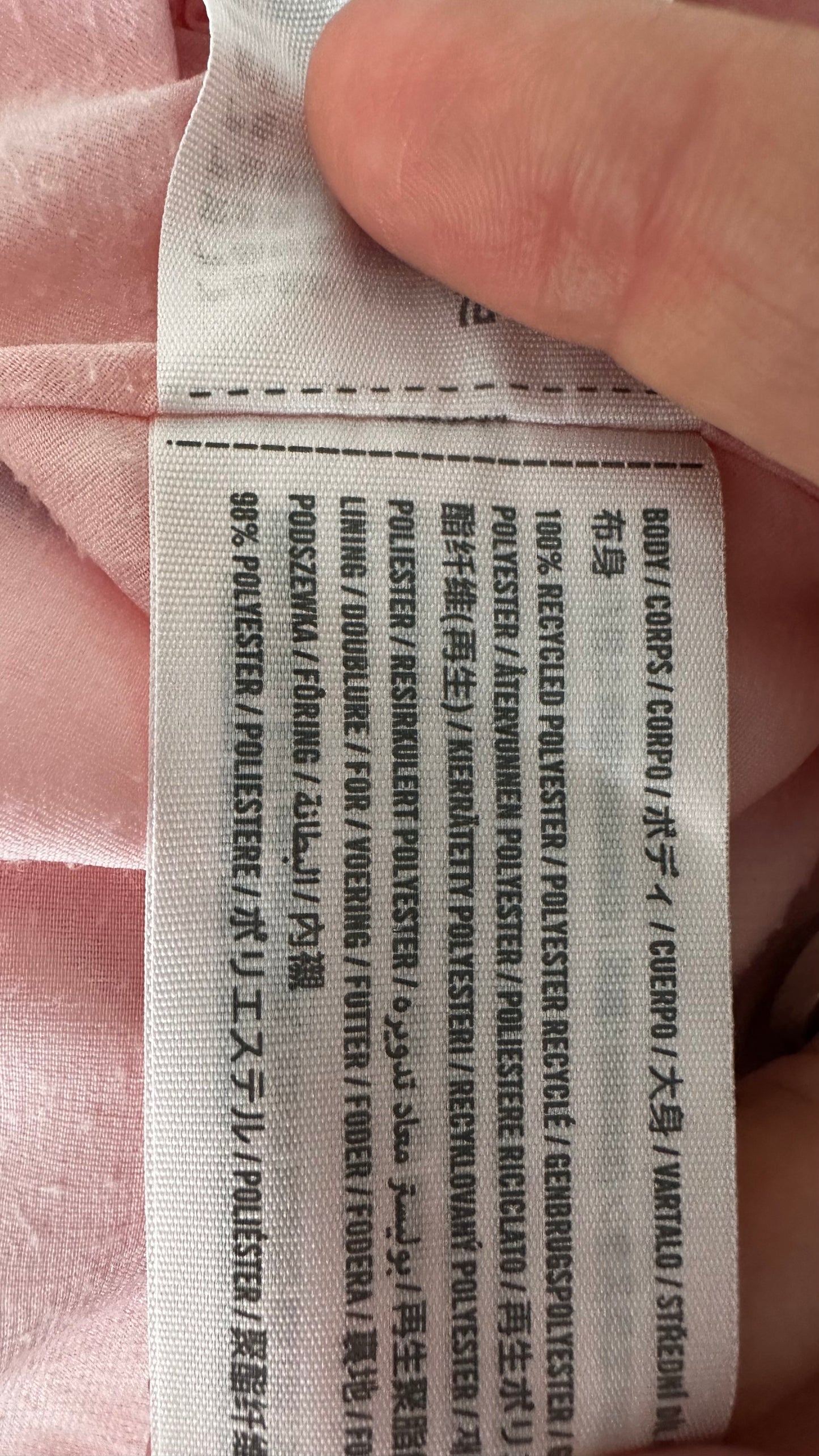 Abercrombie & Fitch pink rose fish print Italian midi long dress small UK 10 vgc holiday