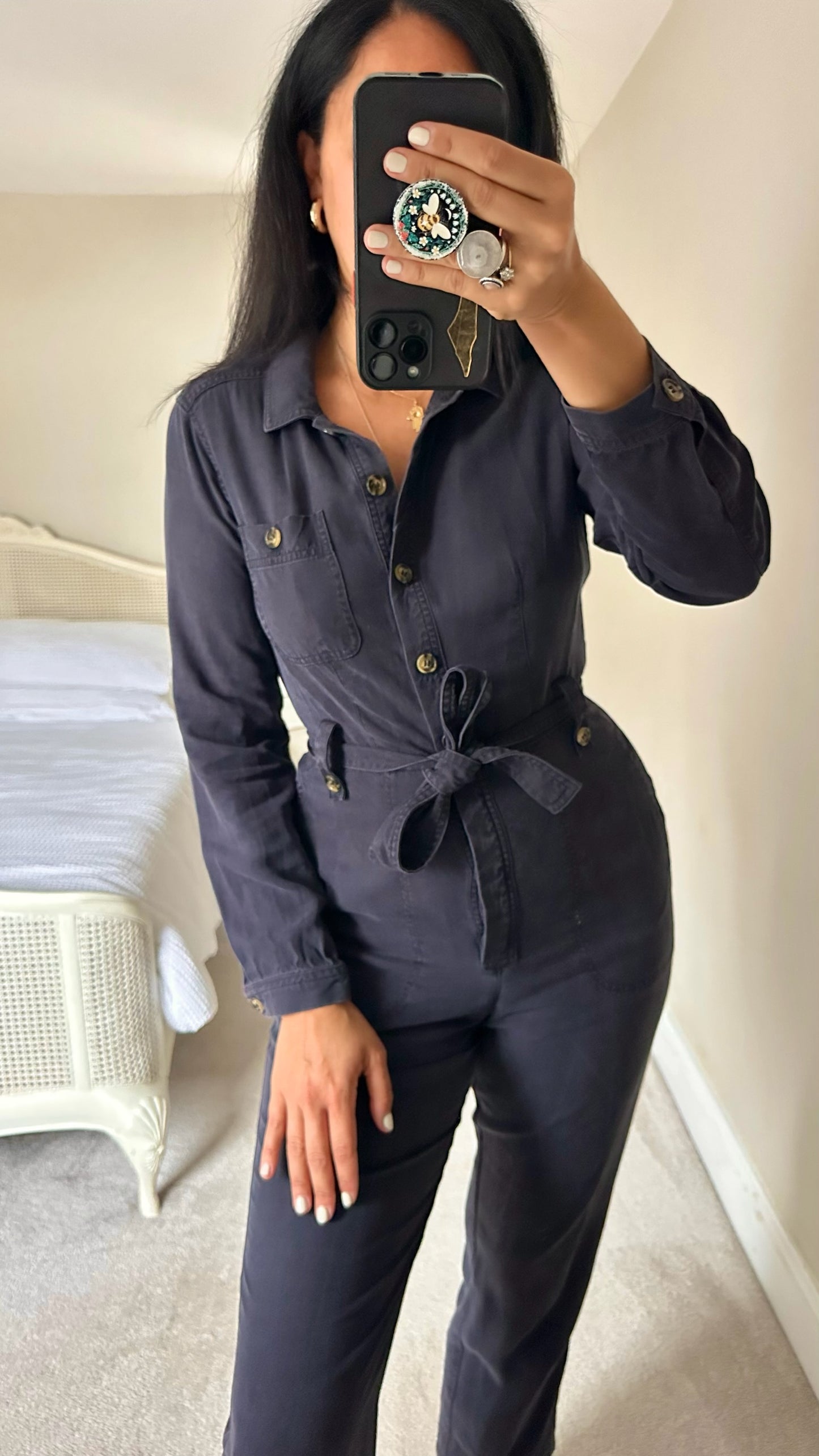 & other stories jumpsuit boiler playsuit medium UK 10 vgc