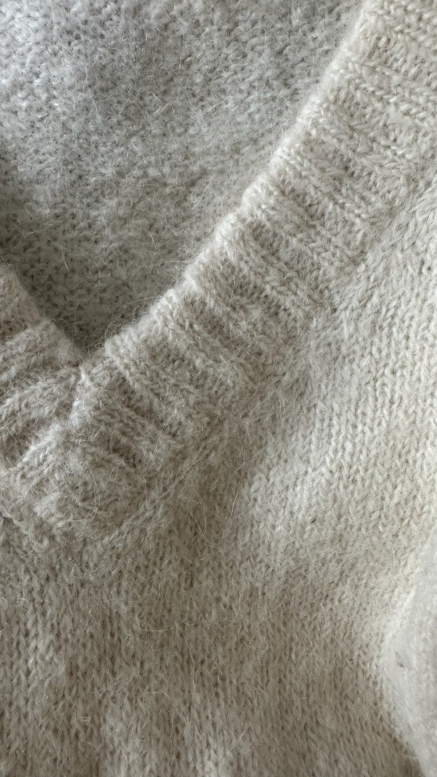 & other stories cream white alpaca blend knitted jumper oversized extra large UK 14 vgc w25