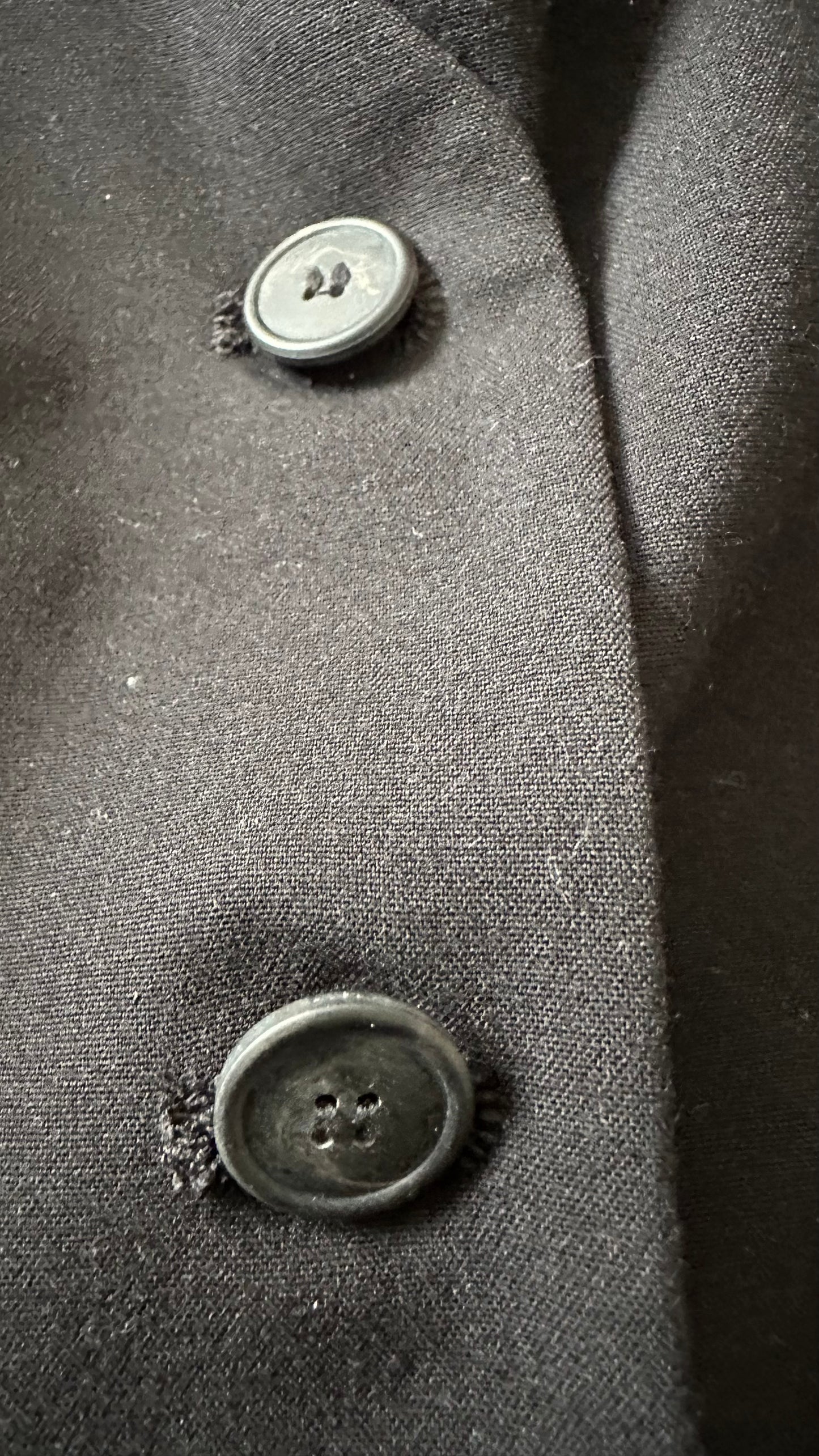 Zara black waistcoat tank top button up small UK 8 vgc