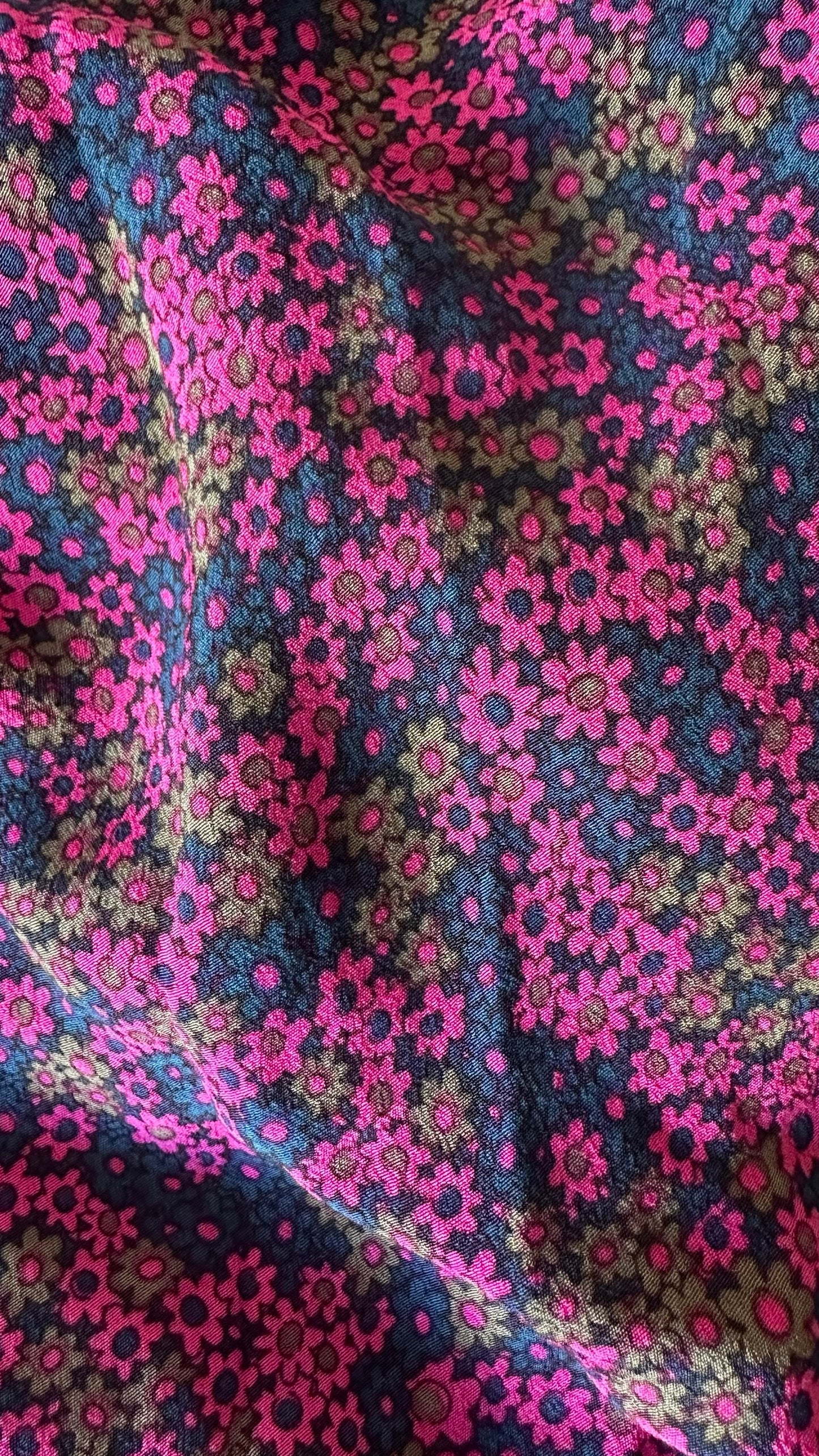 Samsoe Samsoe purple navy blue floral maxi dress winter wedding small medium SM UK 8-10 as new condition
