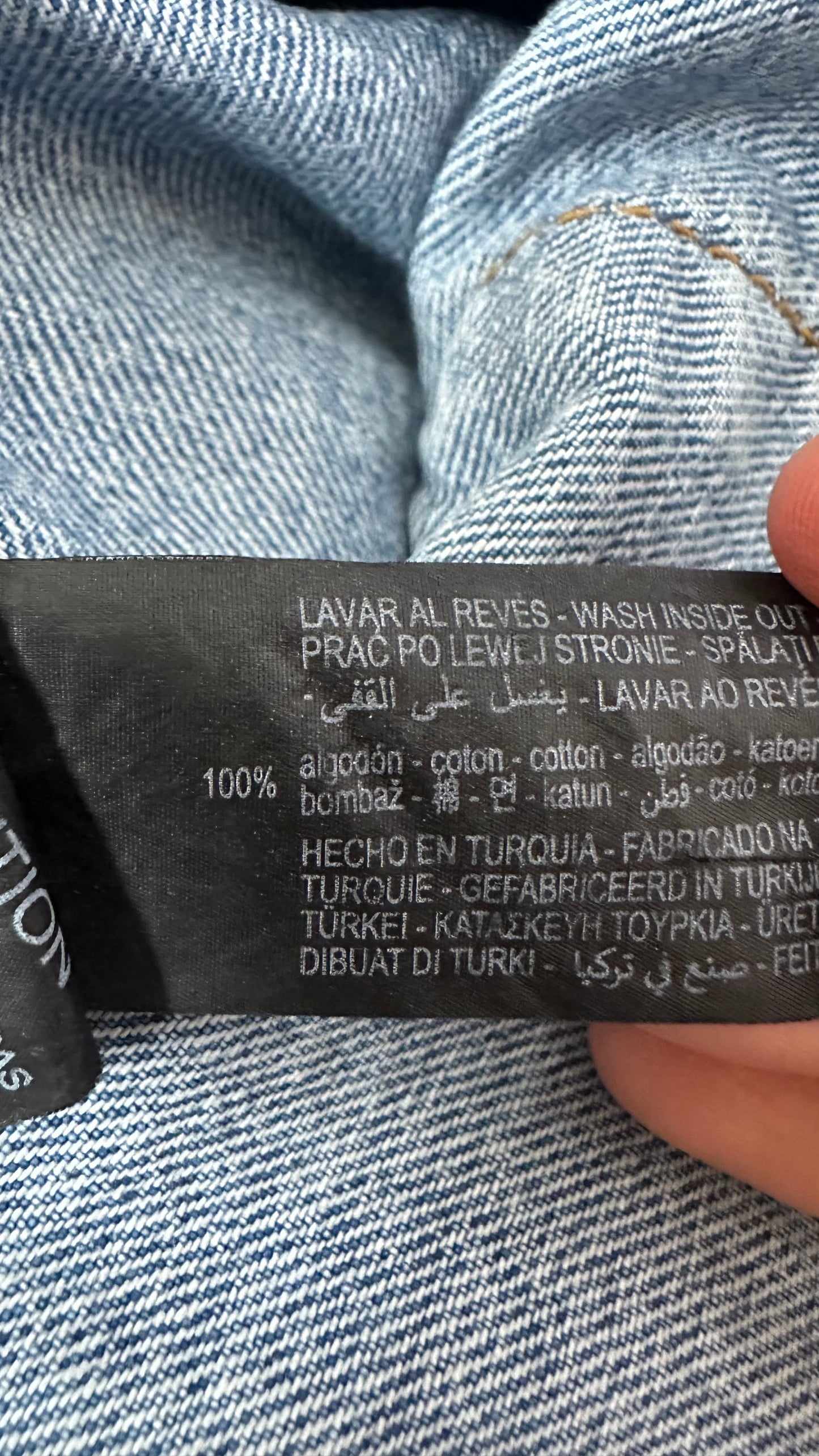 Zara light blue wide leg dungarees jumpsuit playsuit jeans small UK 8-10 vgc