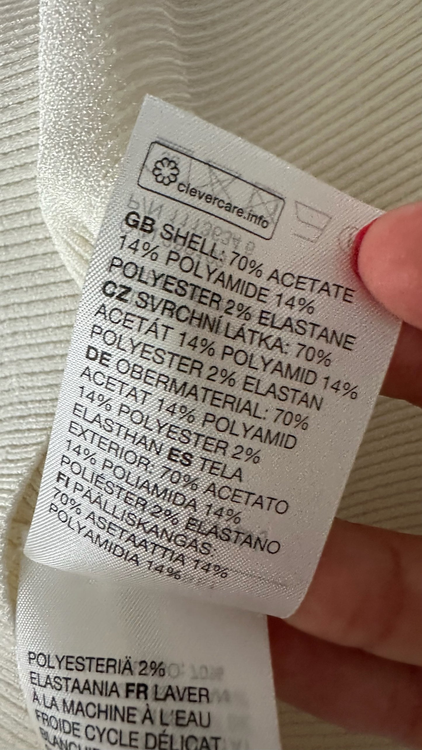 & other stories white ribbed jumper top small UK 8-10 bnwt w25
