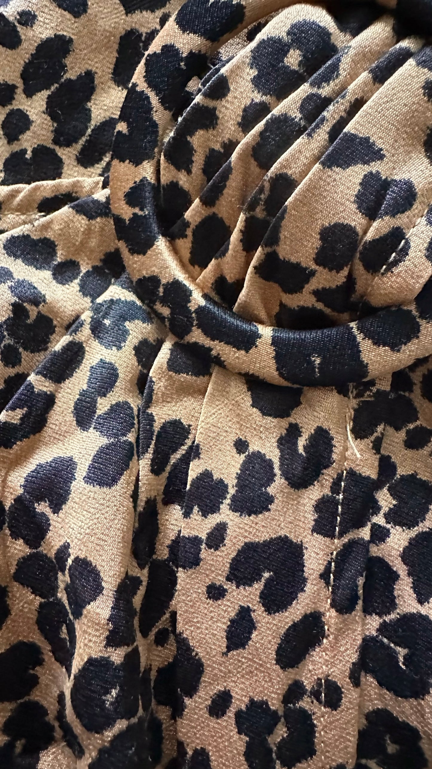 & Other stories leopard print side tie midi wrap skirt medium extra large M UK 10 14 vgc