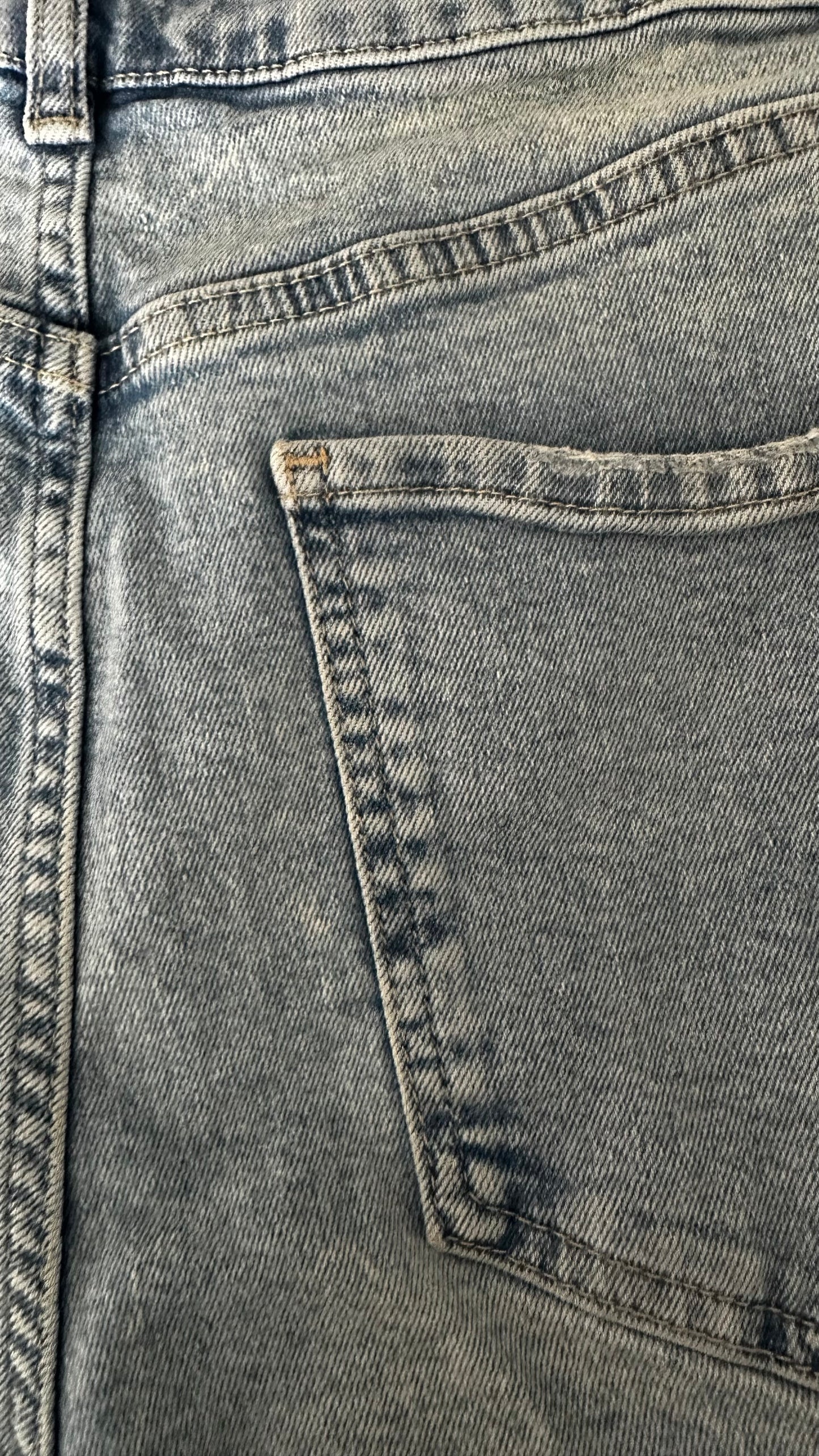 HUSH light blue denim jeans shorts small cotton holiday UK 10 vgc