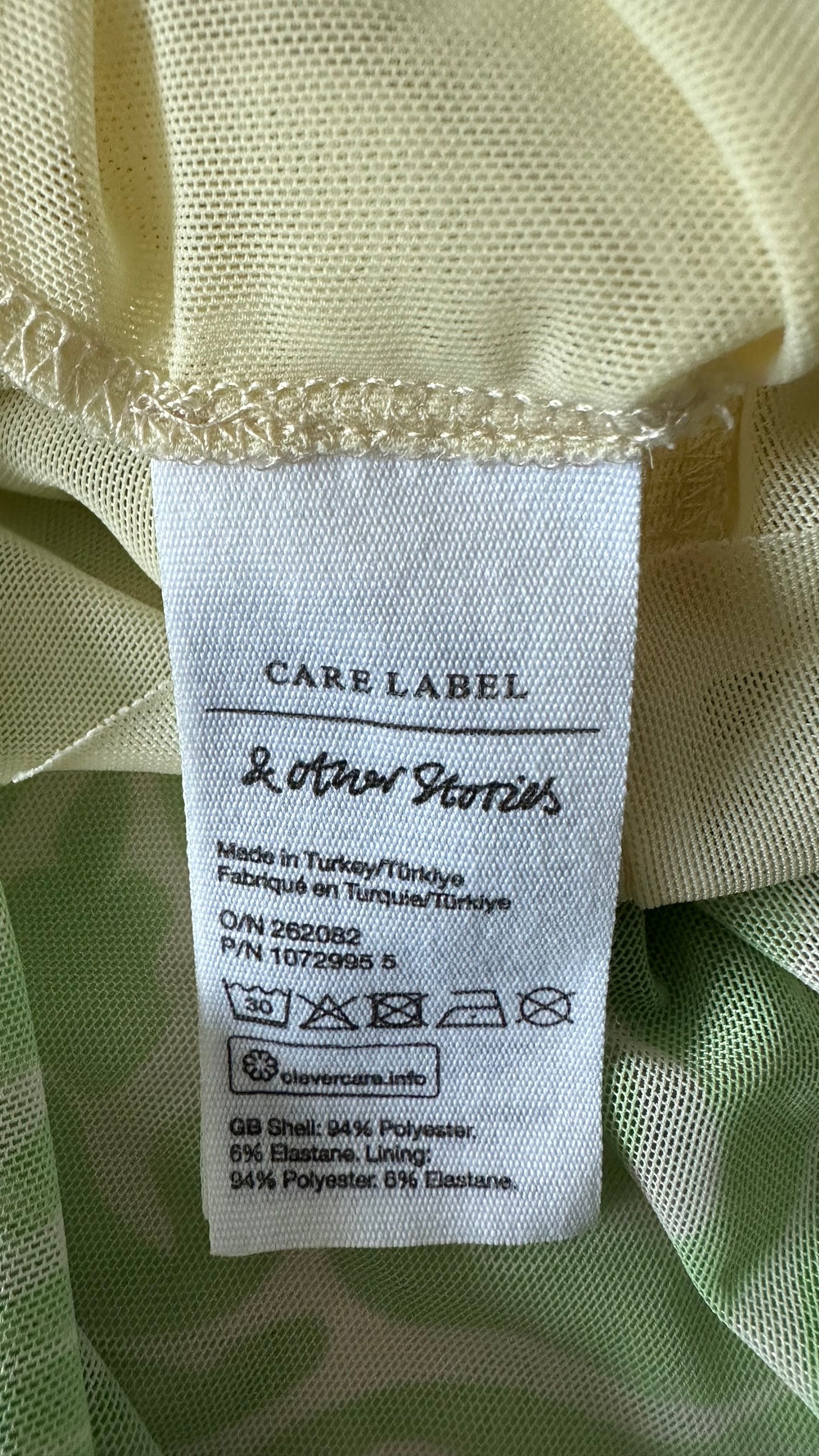 & other stories like green animal zebra print maxi holiday dress Ibiza cut out small UK 8 10 vgc