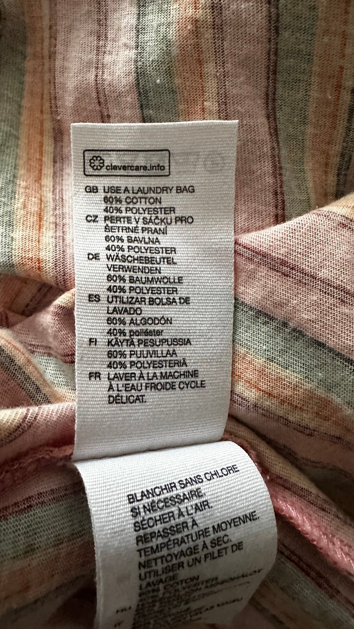 & other stories pink orange sundress midi holiday small UK 10 vgc