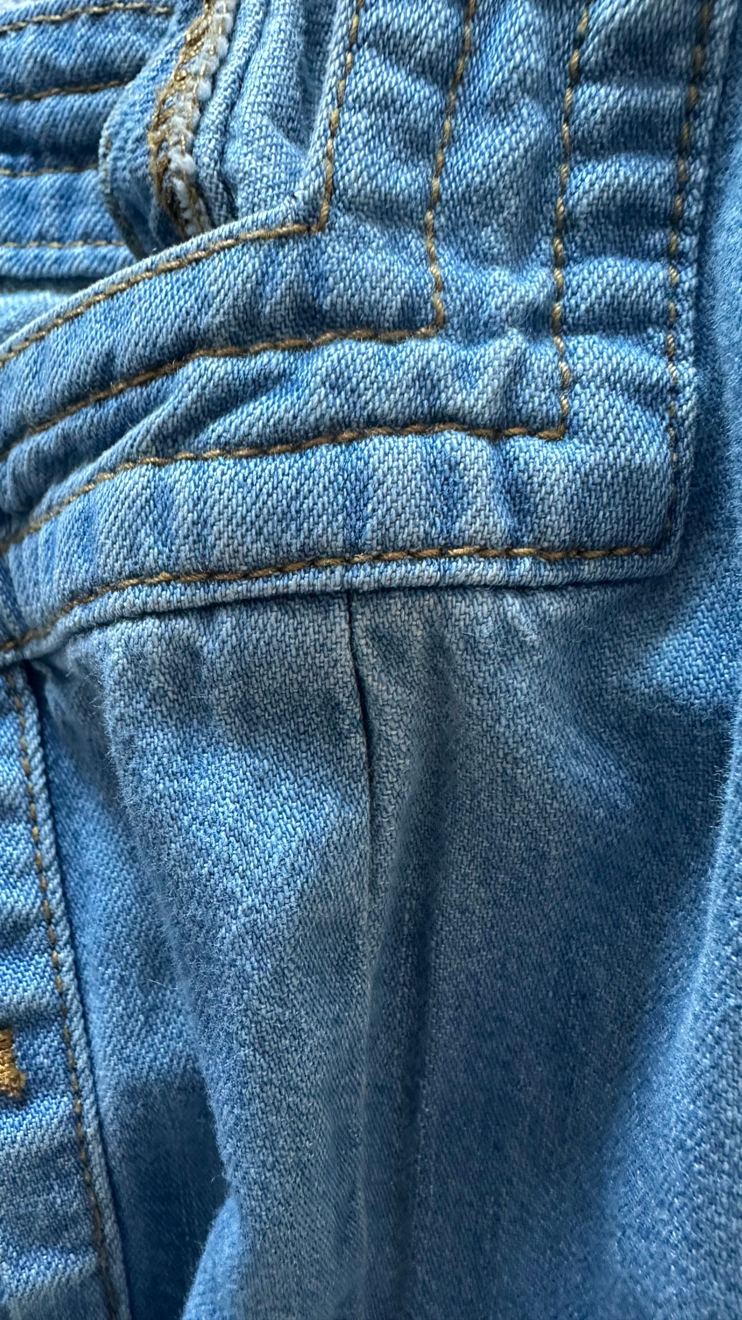 Pilcro @ Anthropologie denim jumpsuit boiler suit jeans trousersuit small UK 8 vgc