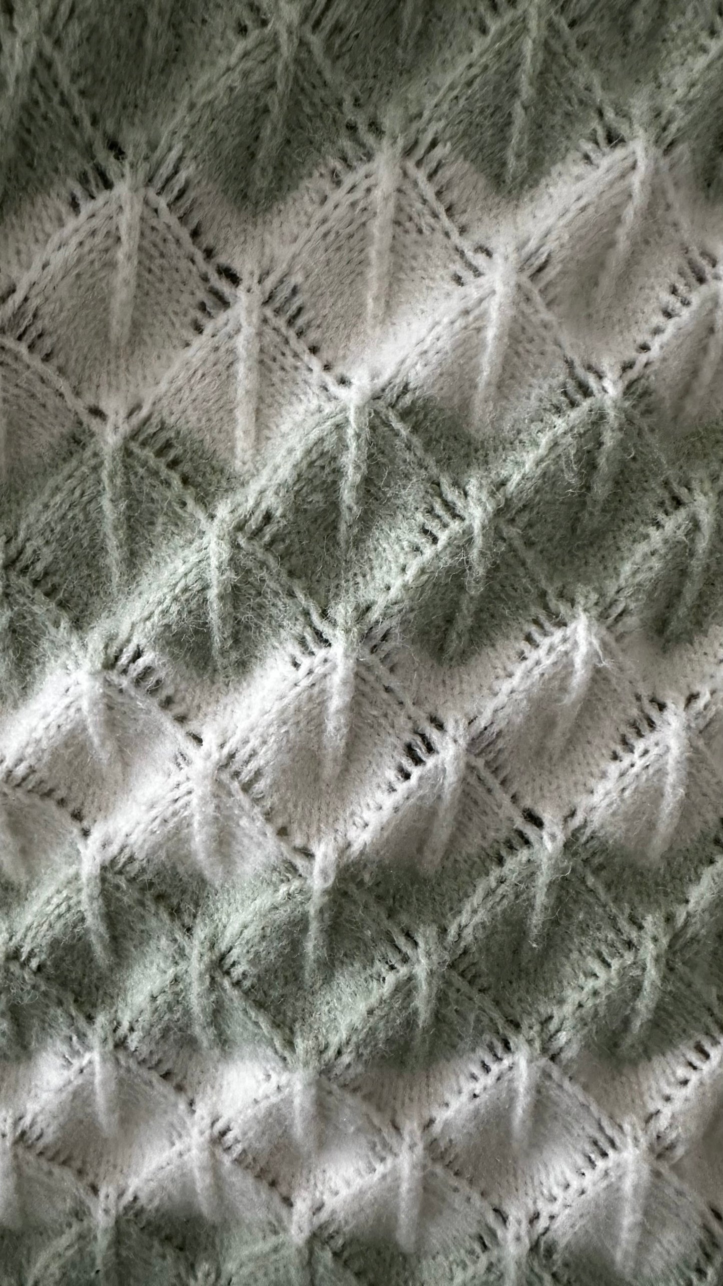 Oasis cream mint green knitted jumper medium M UK 10 excellent used condition