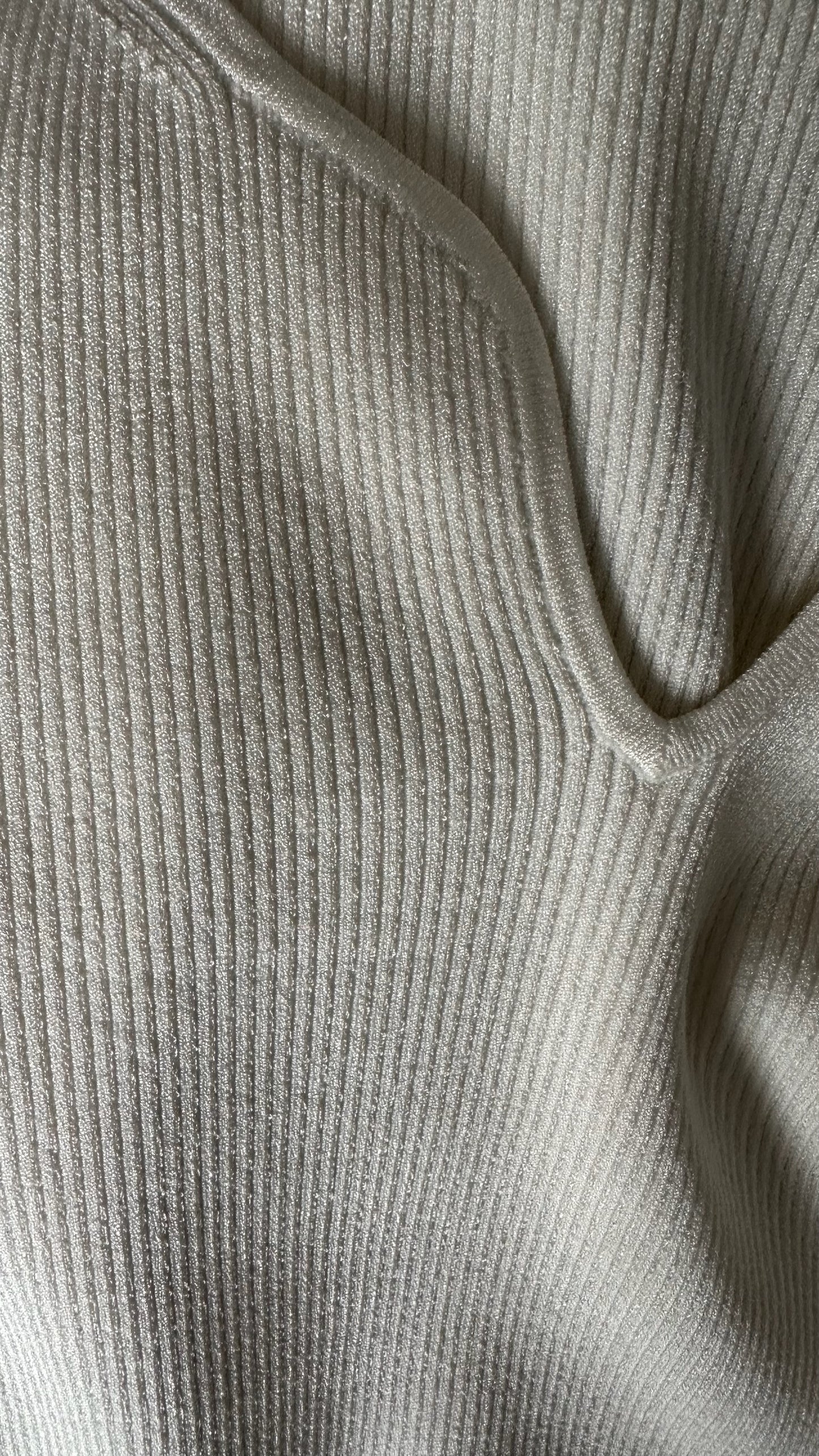 & other stories white ribbed jumper top small UK 8-10 bnwt w25