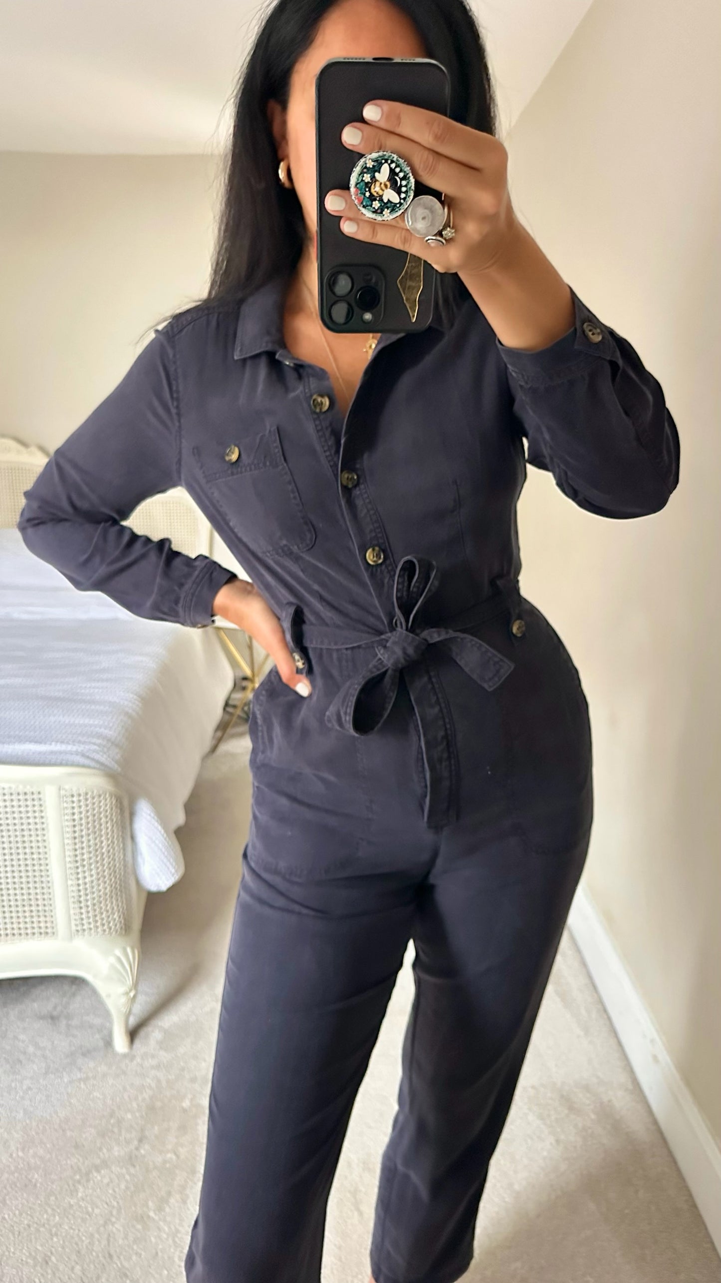 & other stories jumpsuit boiler playsuit medium UK 10 vgc