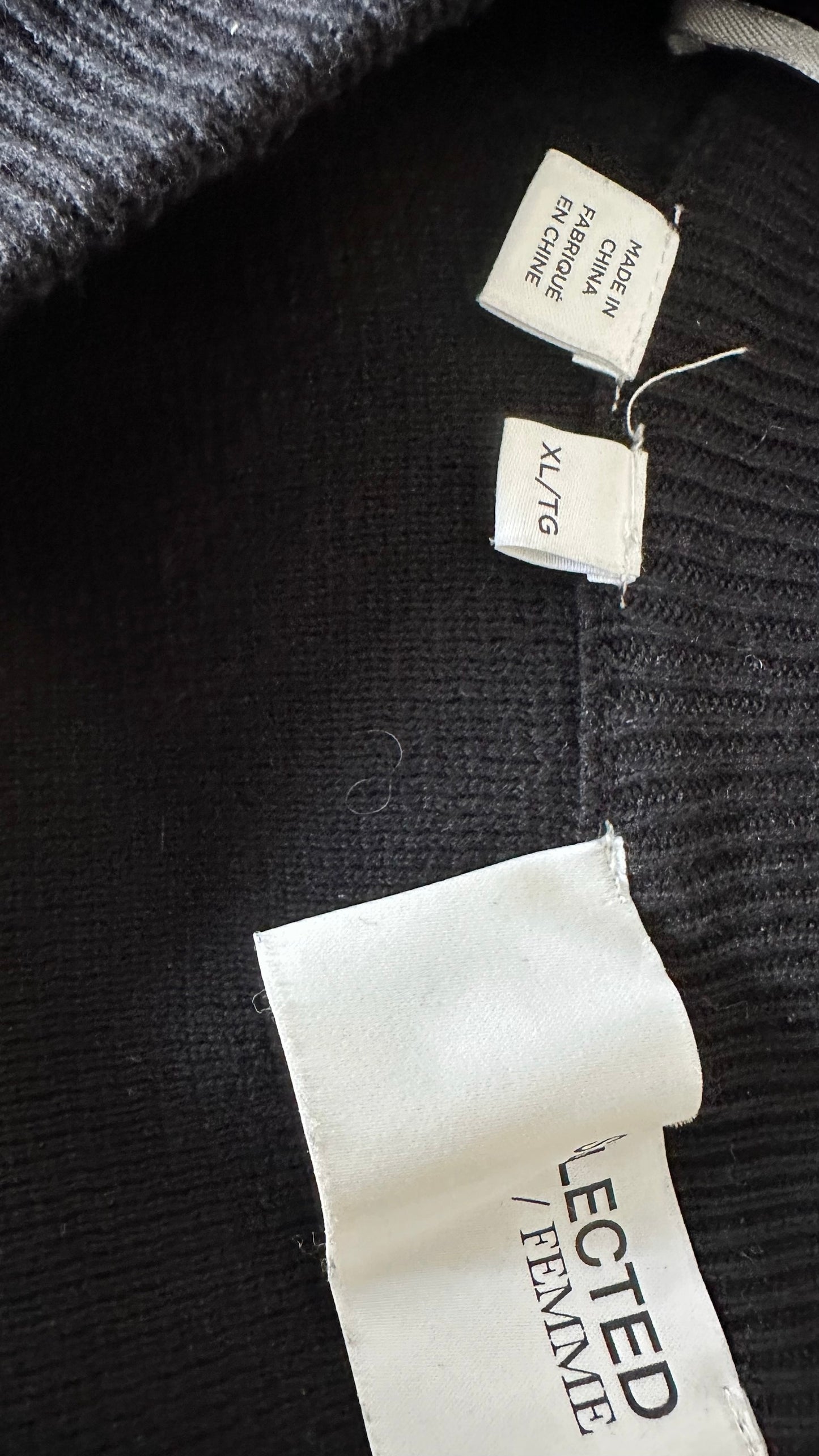 Selected femme @Anthropologie black white stripe knitted cardigan extra large XL UK 14 excellent used condition