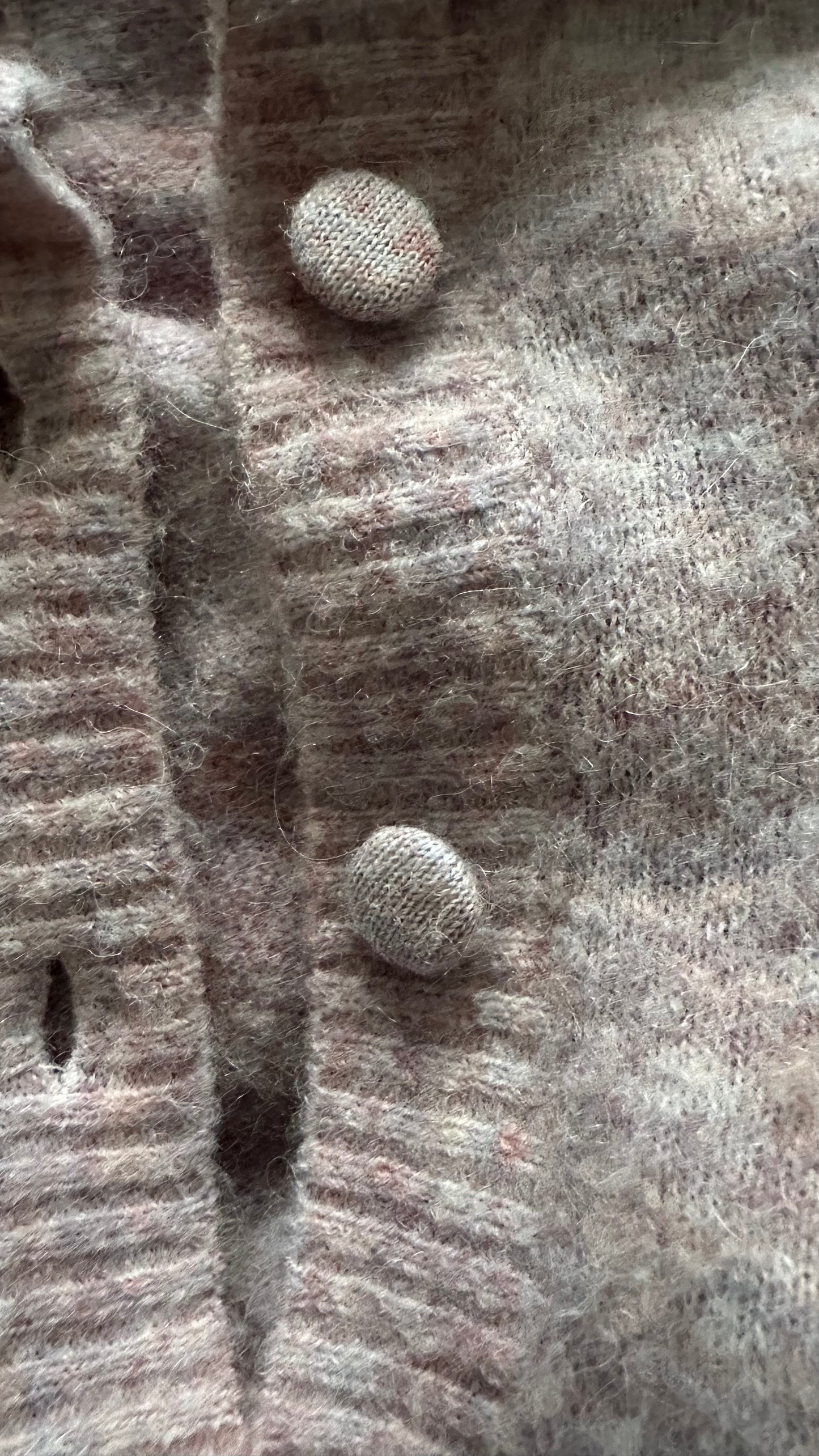 Selected Femme lilac alpaca blend cardigan jumper small medium UK 10 12 vgc