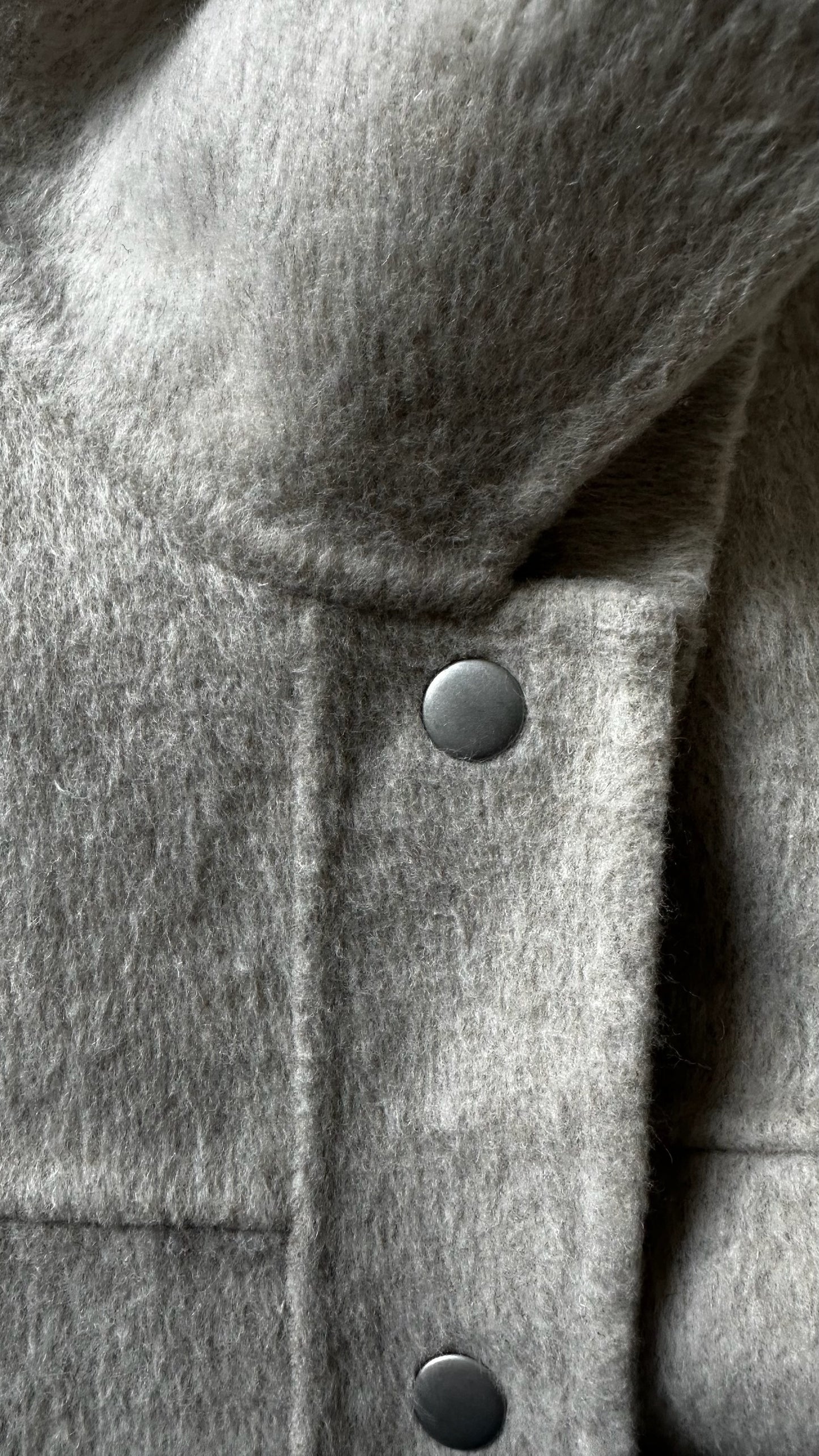 Maison cinqcent griege wool blend shacket jacket medium UK 10-12 vgc