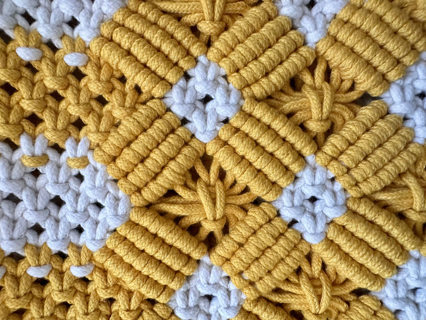 Zara mustard white crochet bag handbag small new UK 8 10 12 14