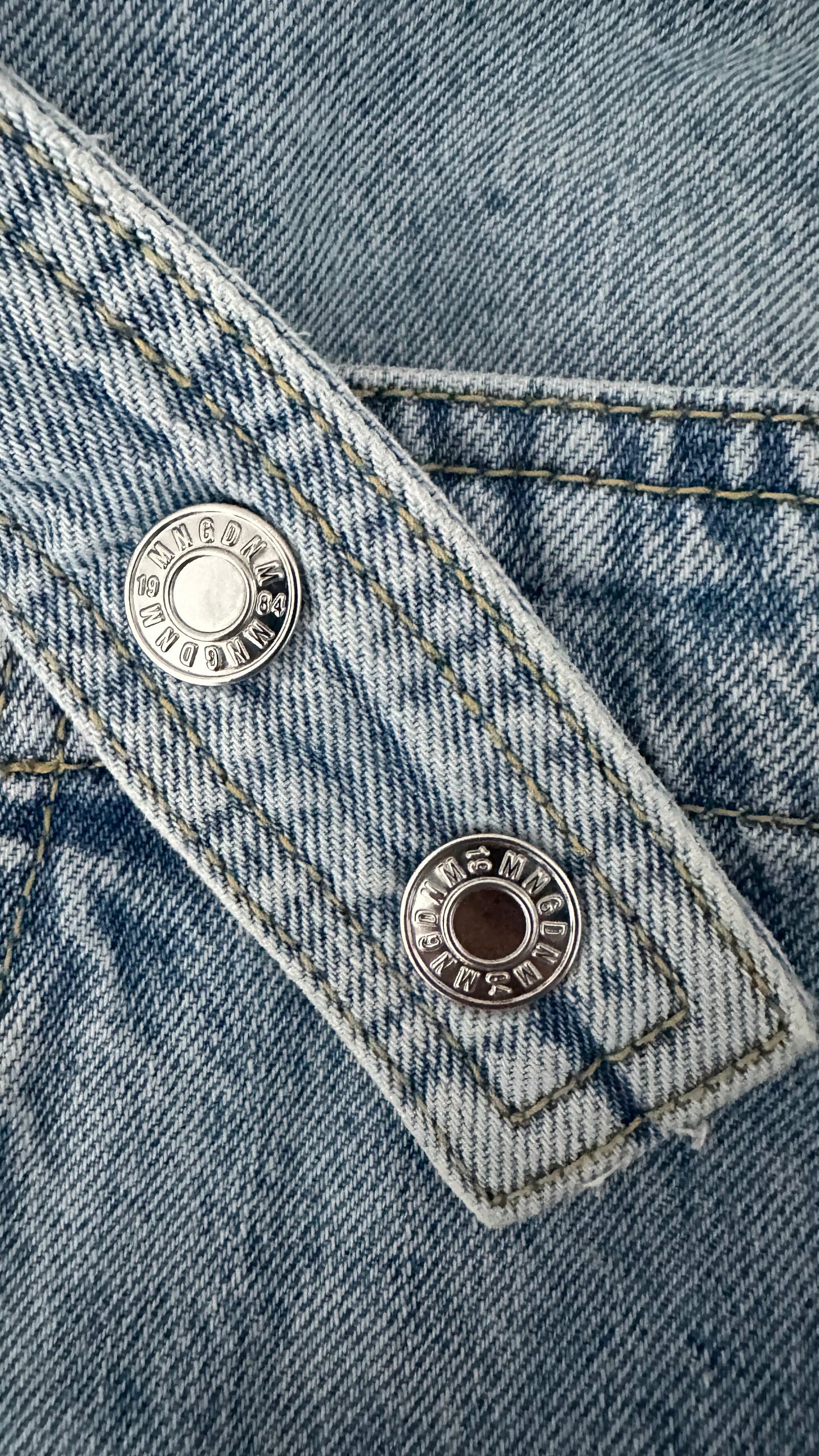 Mango light blue denim jean dress mini casual medium UK 10 12 vgc