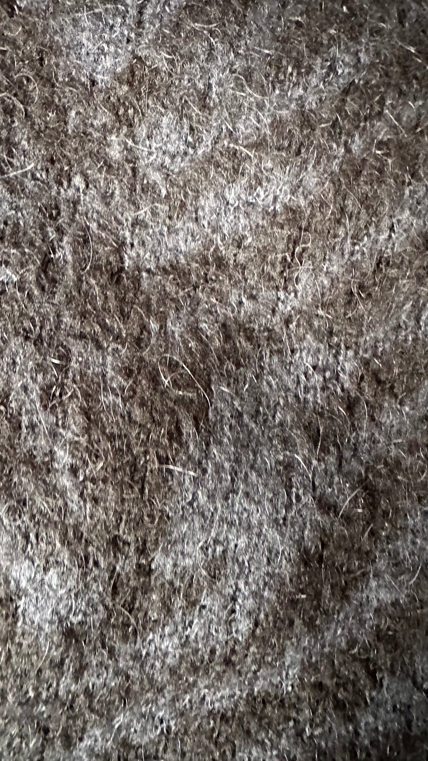 YAYA black blue animal print knitted mohair wool blend jumper medium UK 12 vgc w25