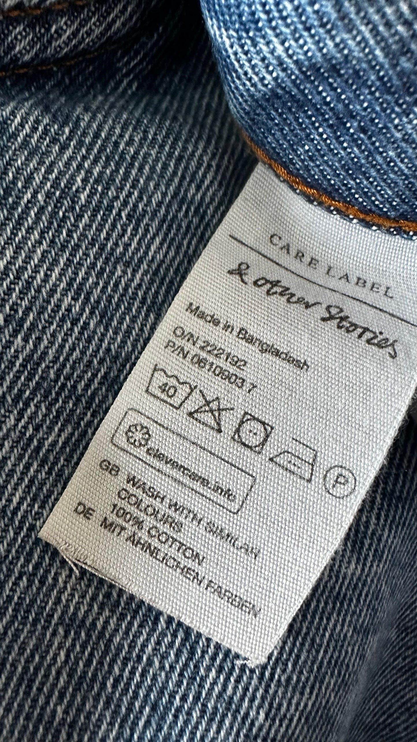 & Other stories light blue denim jeans Small S UK 10 waist 29 as new condition