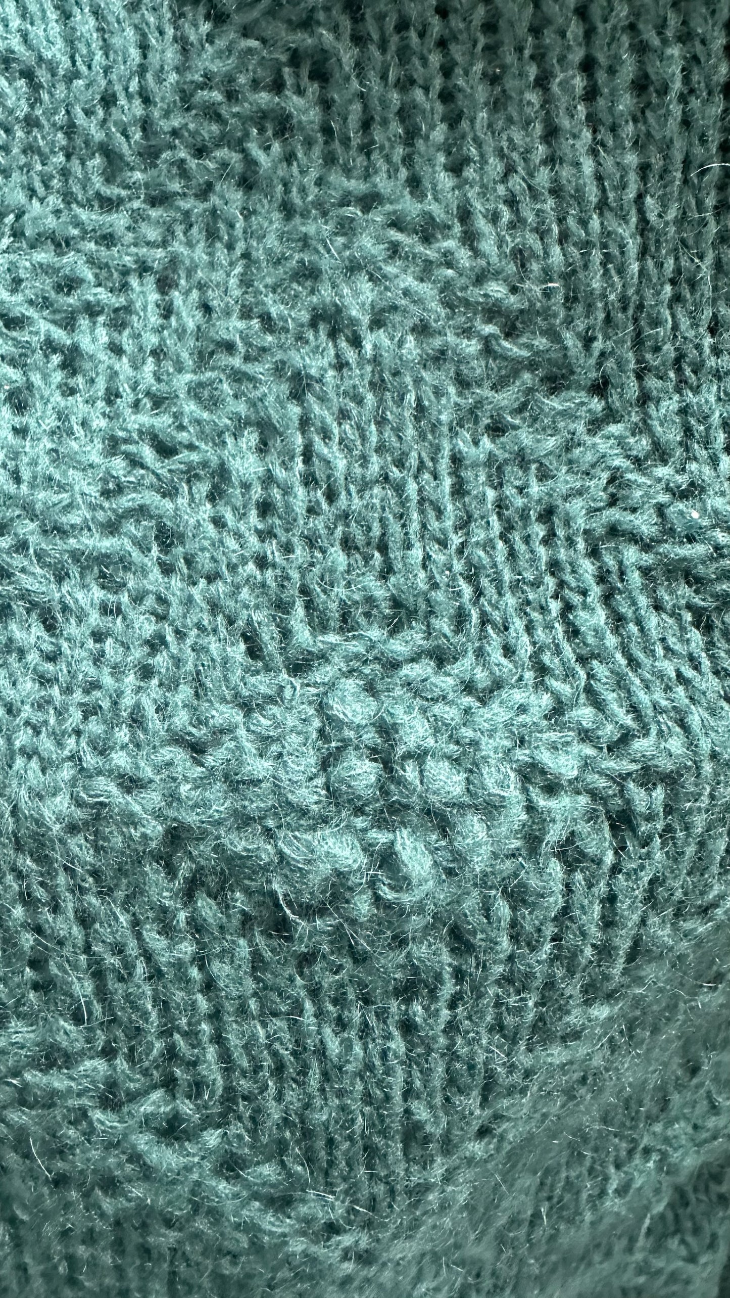 Antoine & lili french teal green mohair high low jumper medium UK 10 vgc w25