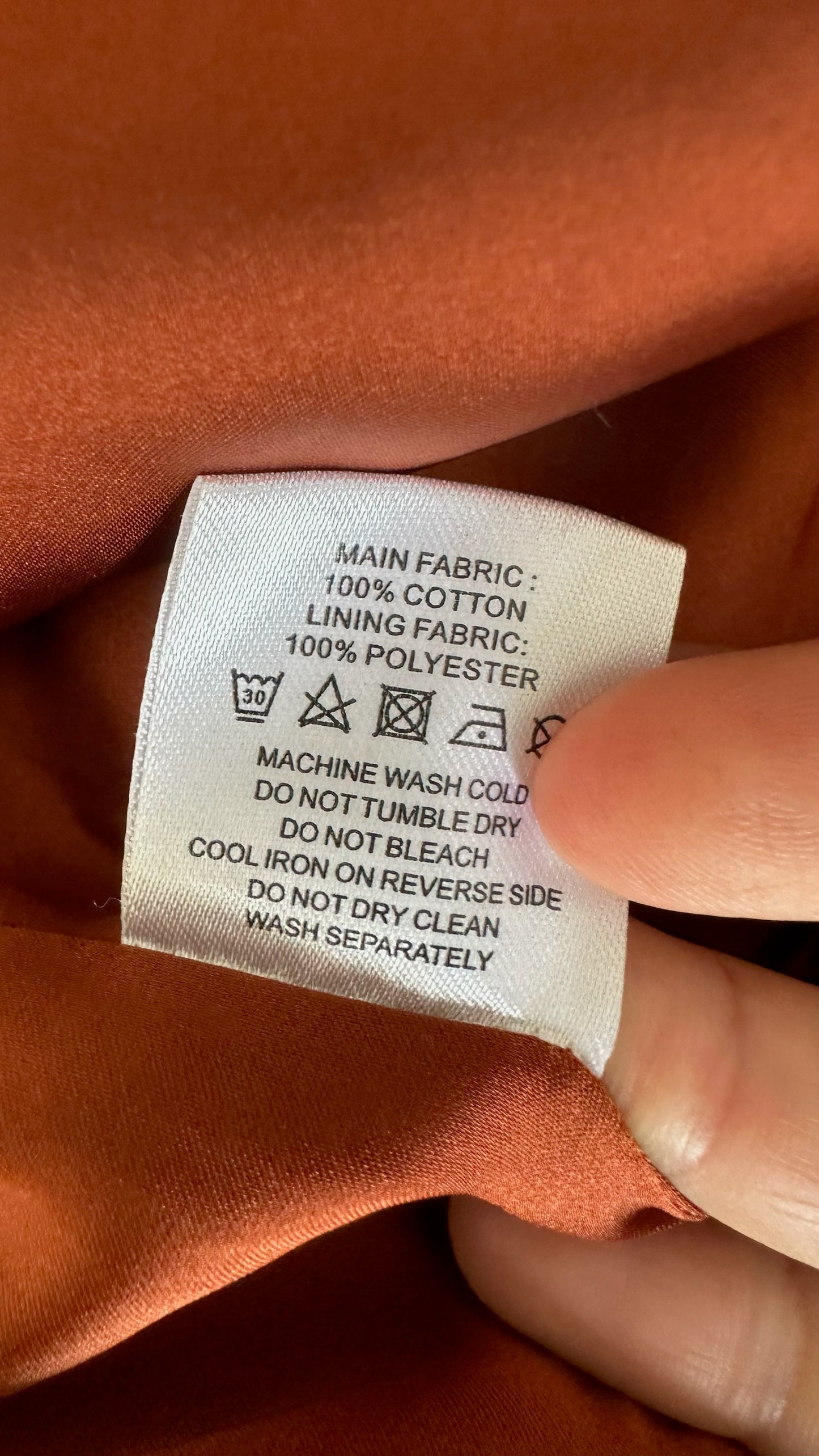 Oliver bonas burnt orange corduroy zip up mini dress extra large UK 14 vgc w25