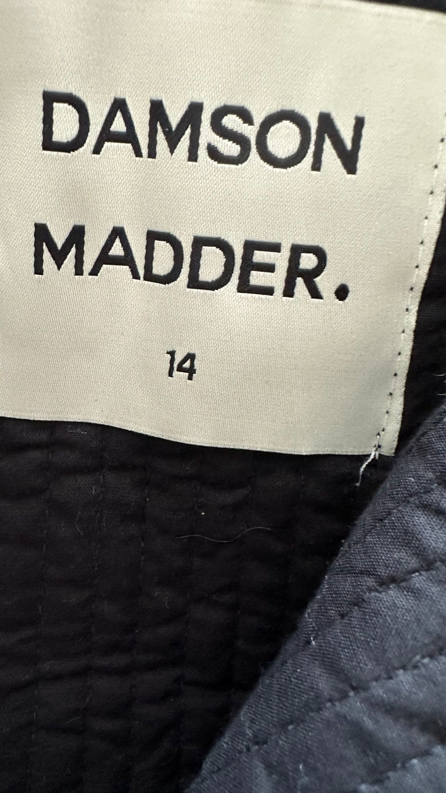 Damson madder leopard print tie front quilted animal waistcoat extra large UK 14 vgc