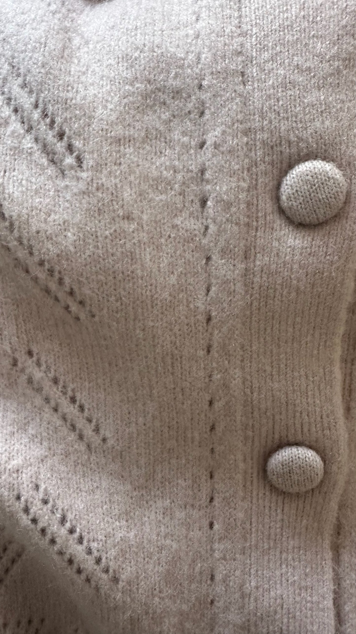 Nobody's child soft pink knitted cardigan large UK 14 vgc w25