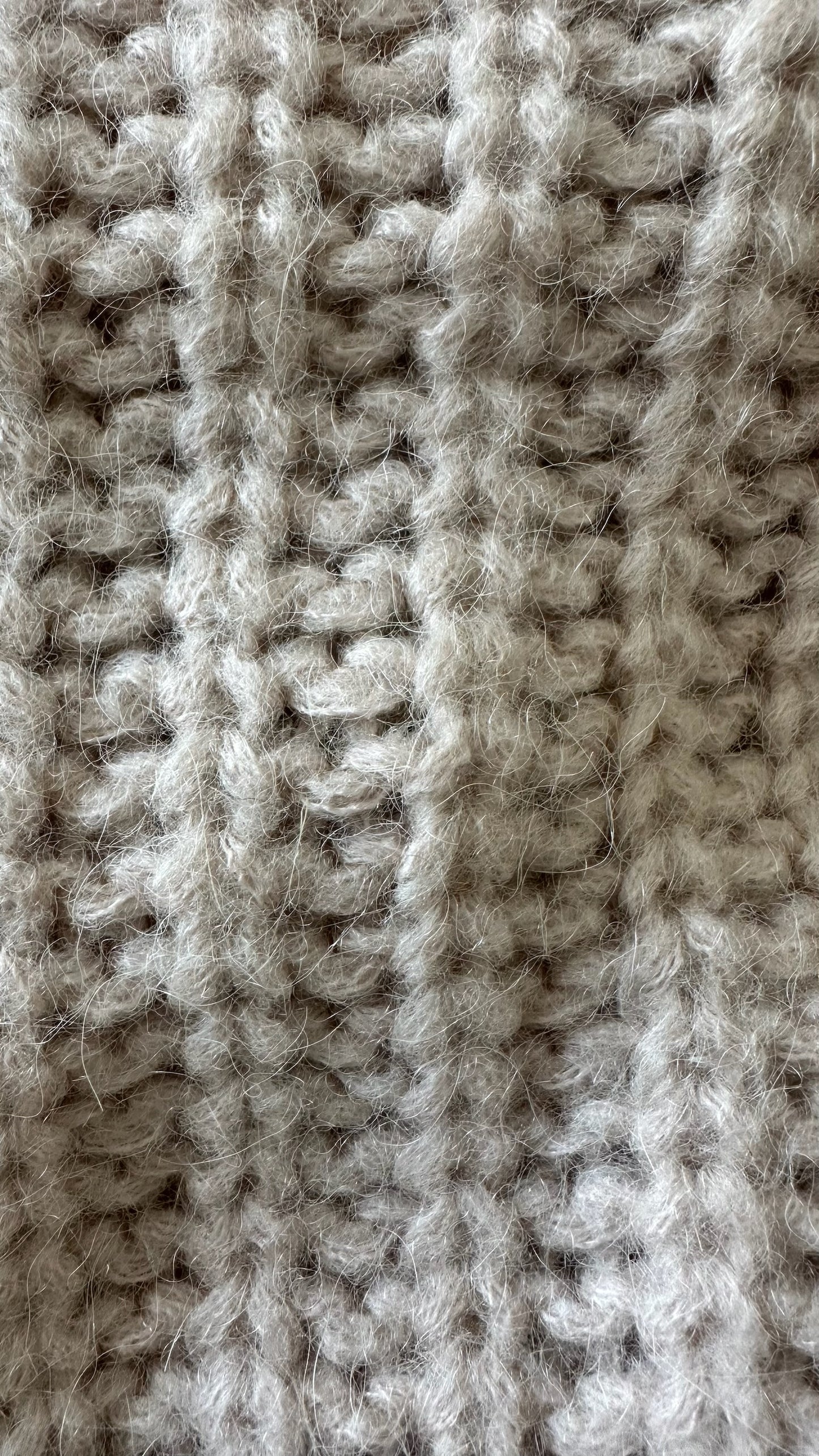 Second female cream chunky knit roll neck alpaca wool blend vest top jumper large UK 14 nwot w25