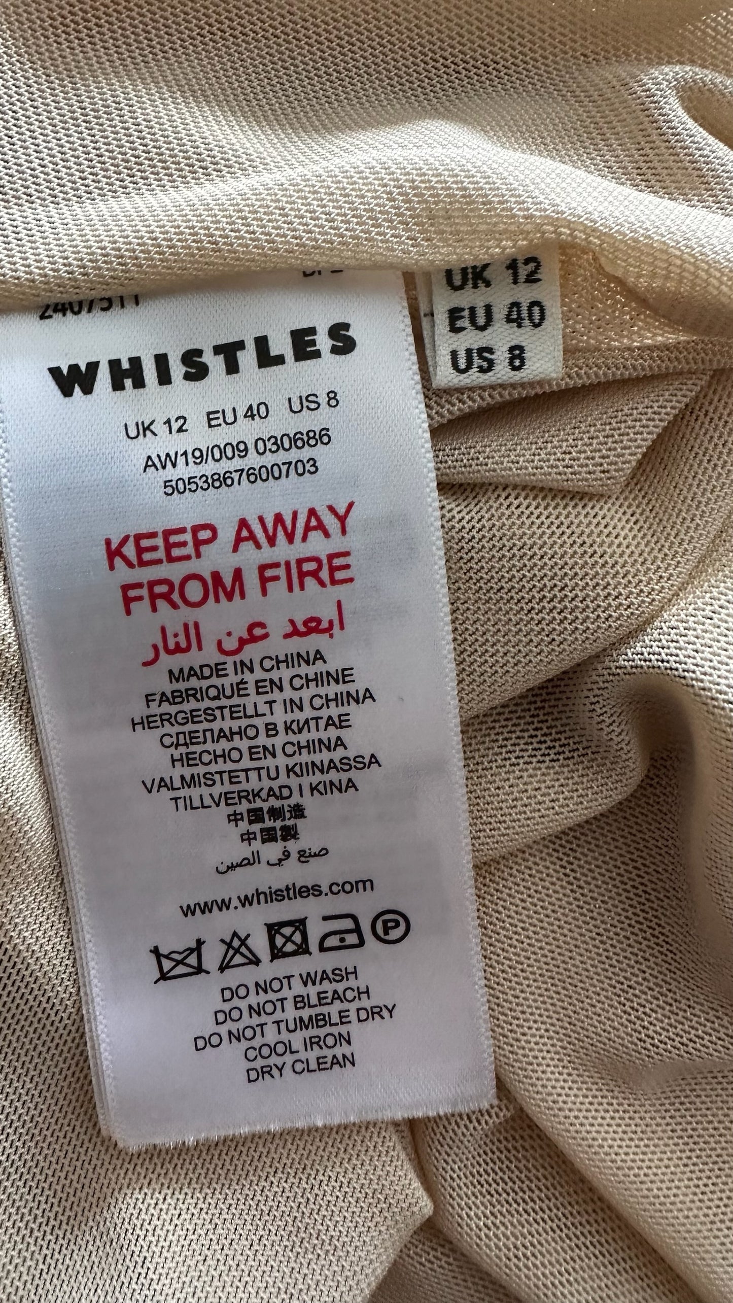 Whistles silver sequin midi skirt medium large UK 10-12 Christmas event XMS25