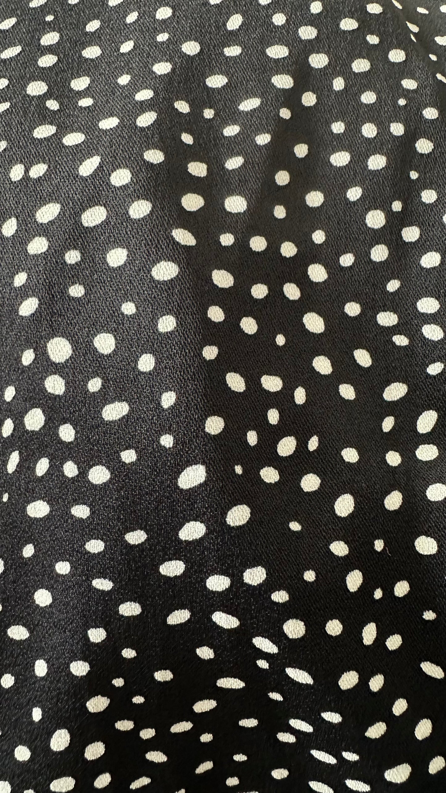 & other stories black white polka dot maxi wrap dress small UK 8 vgc