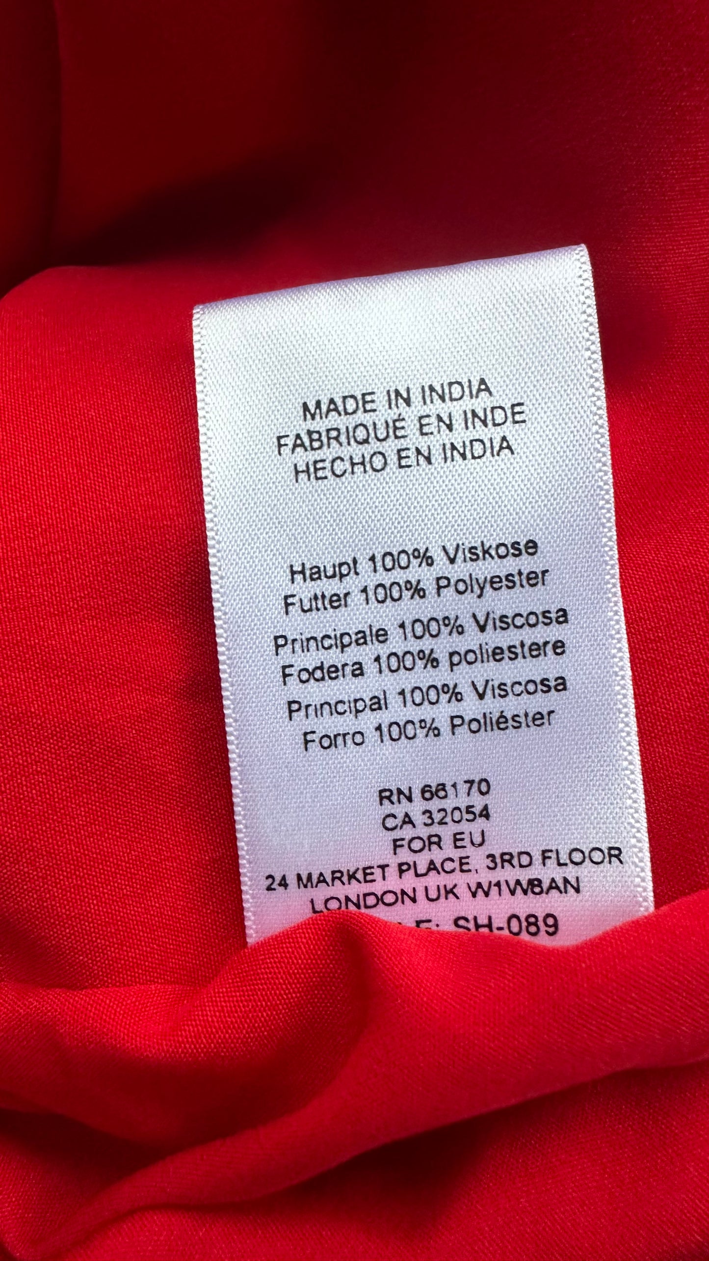 Seen Worn Kept @ Anthropologie red white polka dot side split slip maxi midi dress medium UK 10 12 vgc