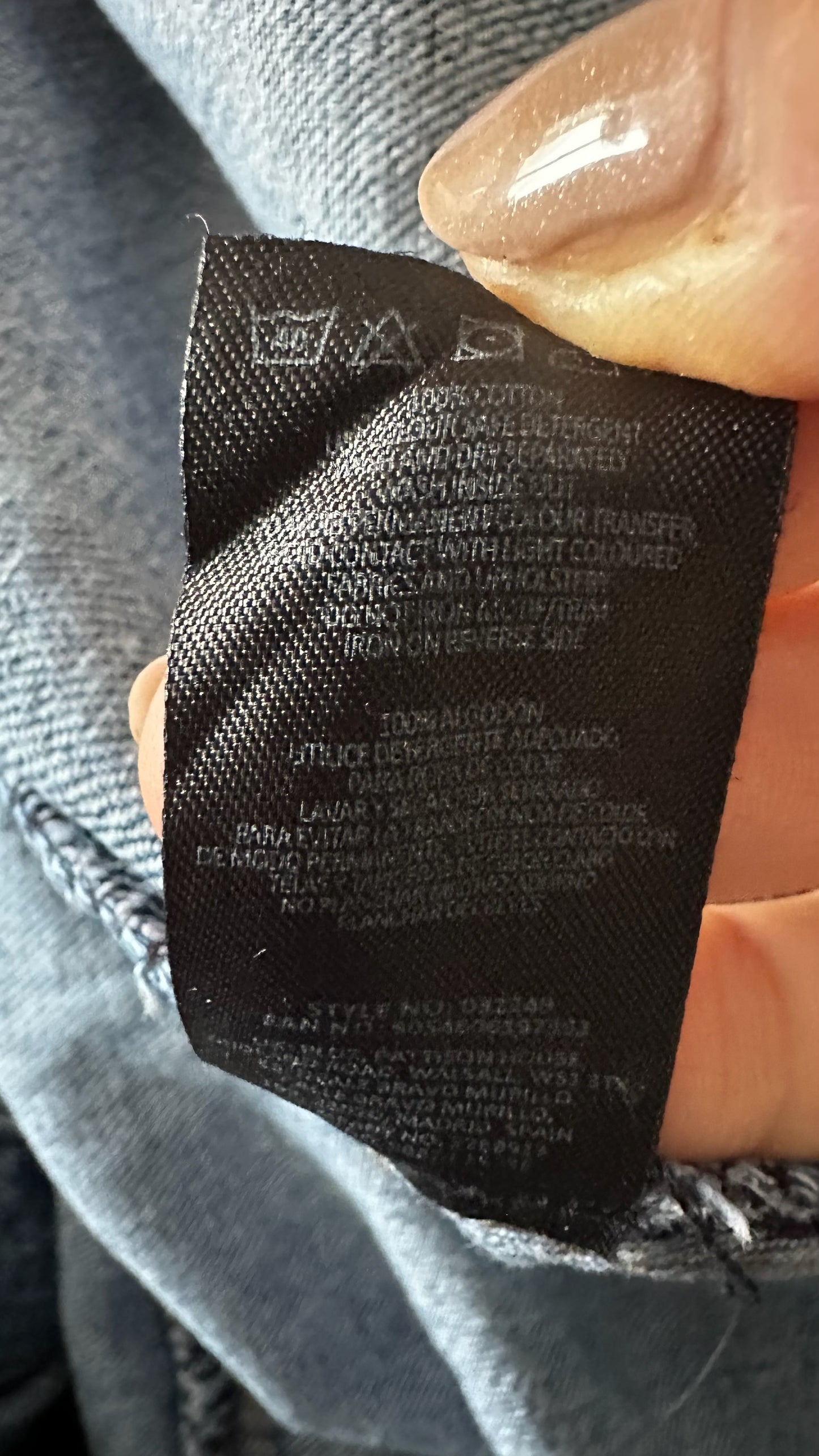 Pep & co tiered denim button up casual dress large UK 14 vgc