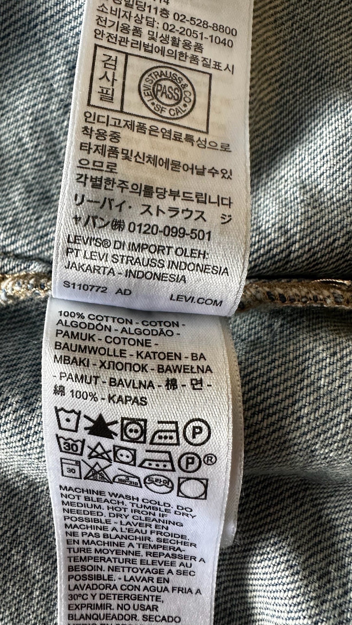 Levis button up denim mini dress small UK 8 vgc