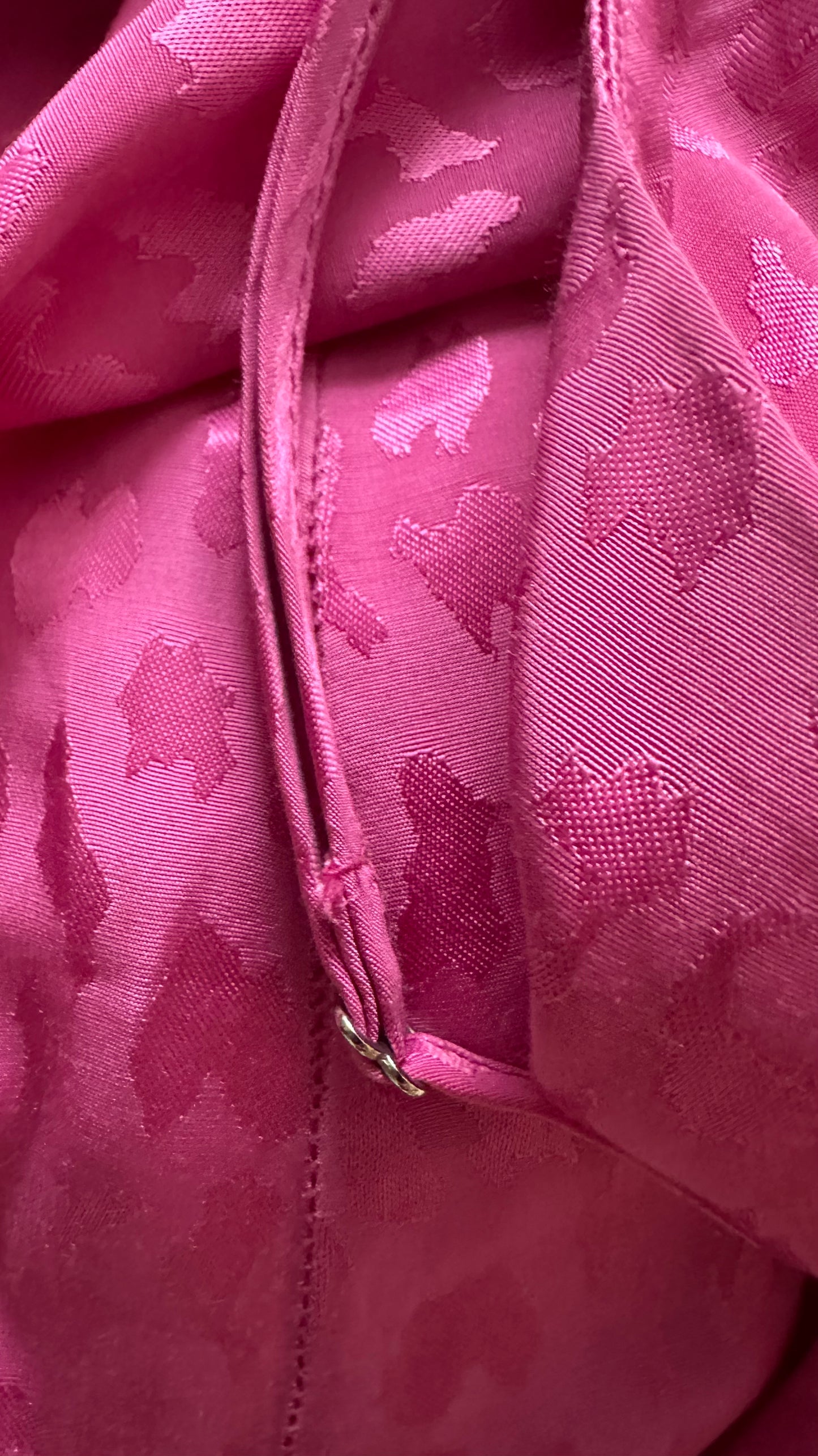 Oliver Bonas pink animal leopard print maxi midi side split dress large UK 14 vgc