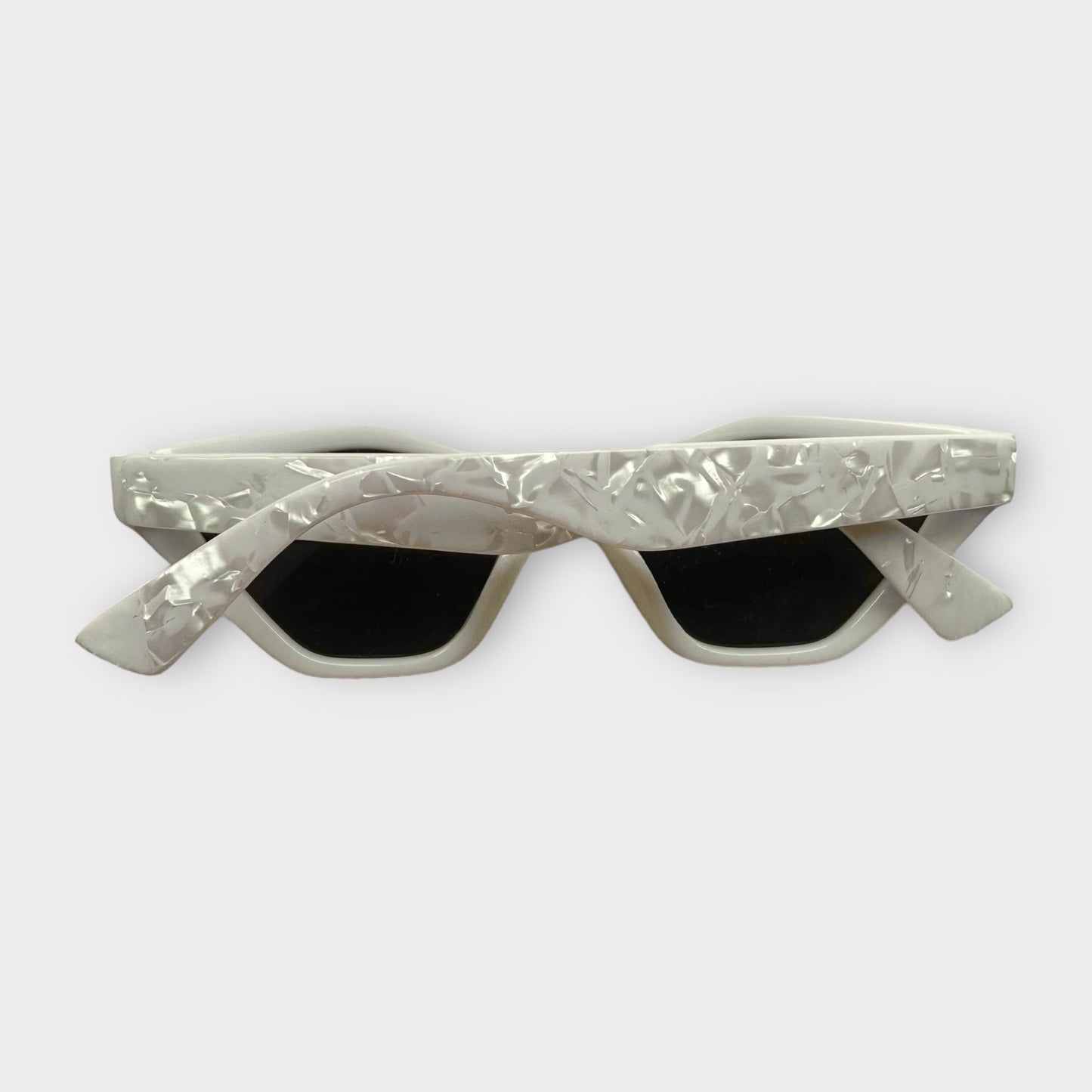 ASOS mottled white pearly sunglasses sunnies new