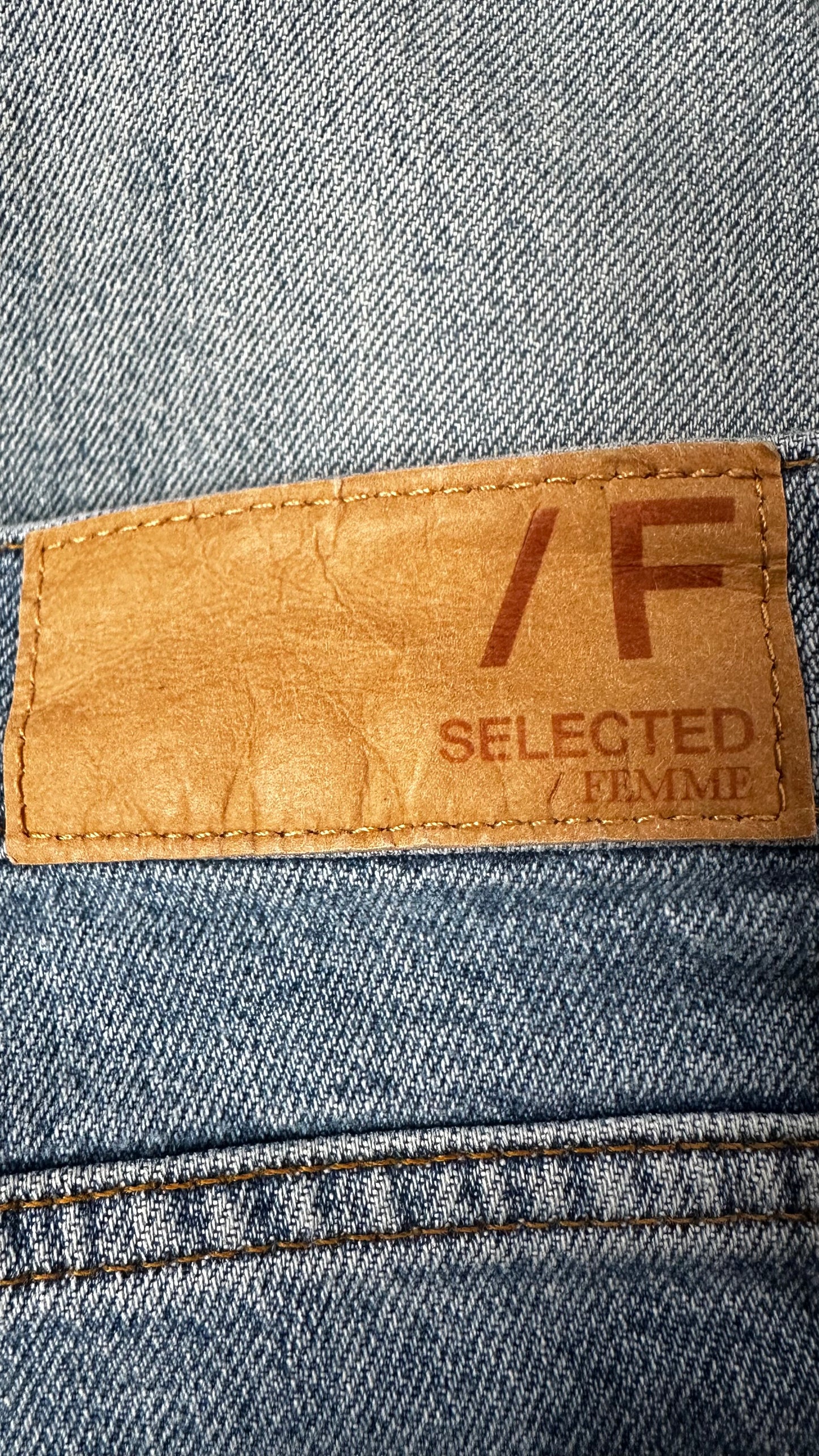 Selected Femme @ Anthropologie light blue slim fit jeans denim UK 10-12 vgc